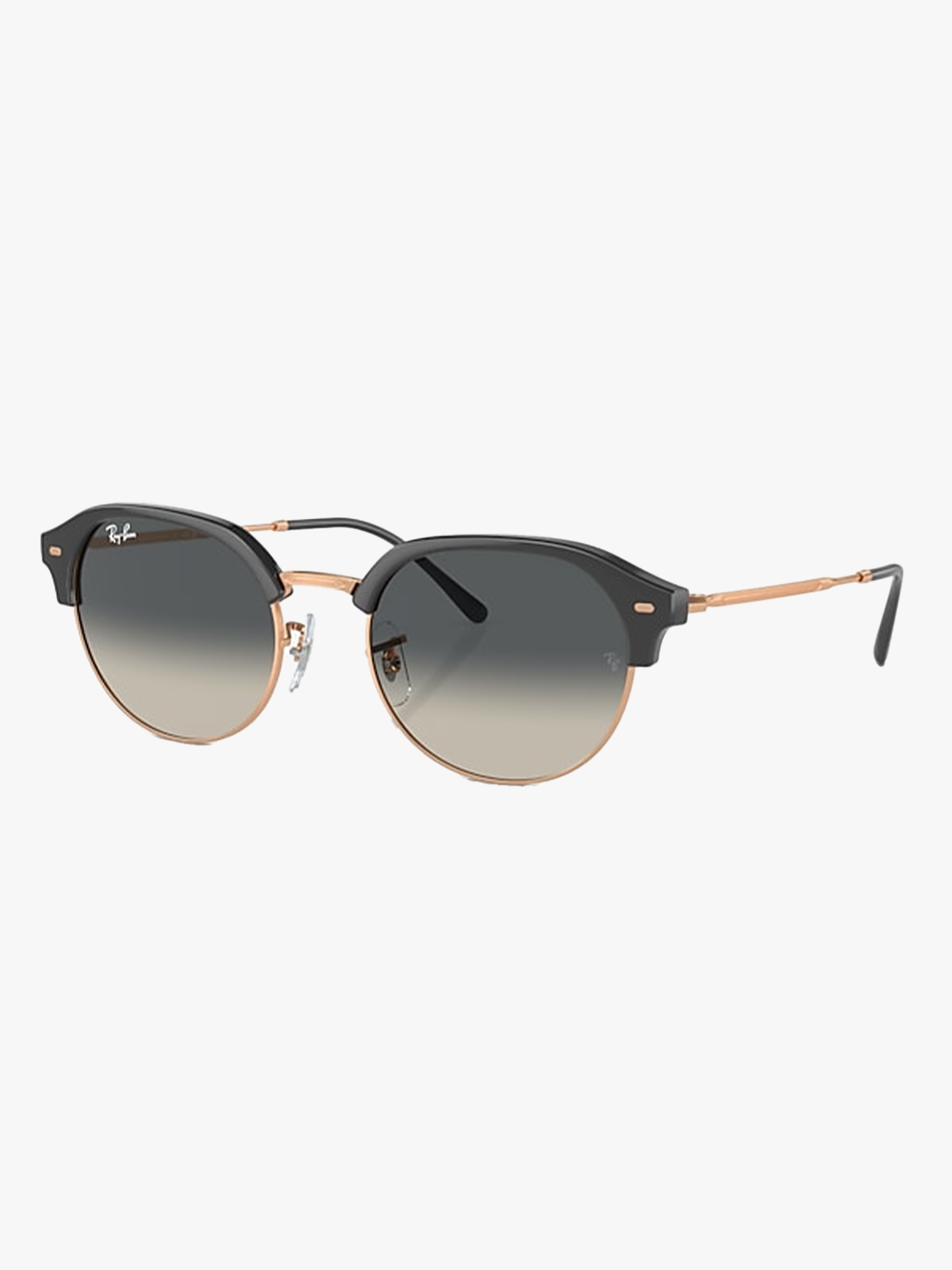 Ray-Ban 0RB4429 Frame: Polished Dark Grey On Rose Gold / Lenses: Grey