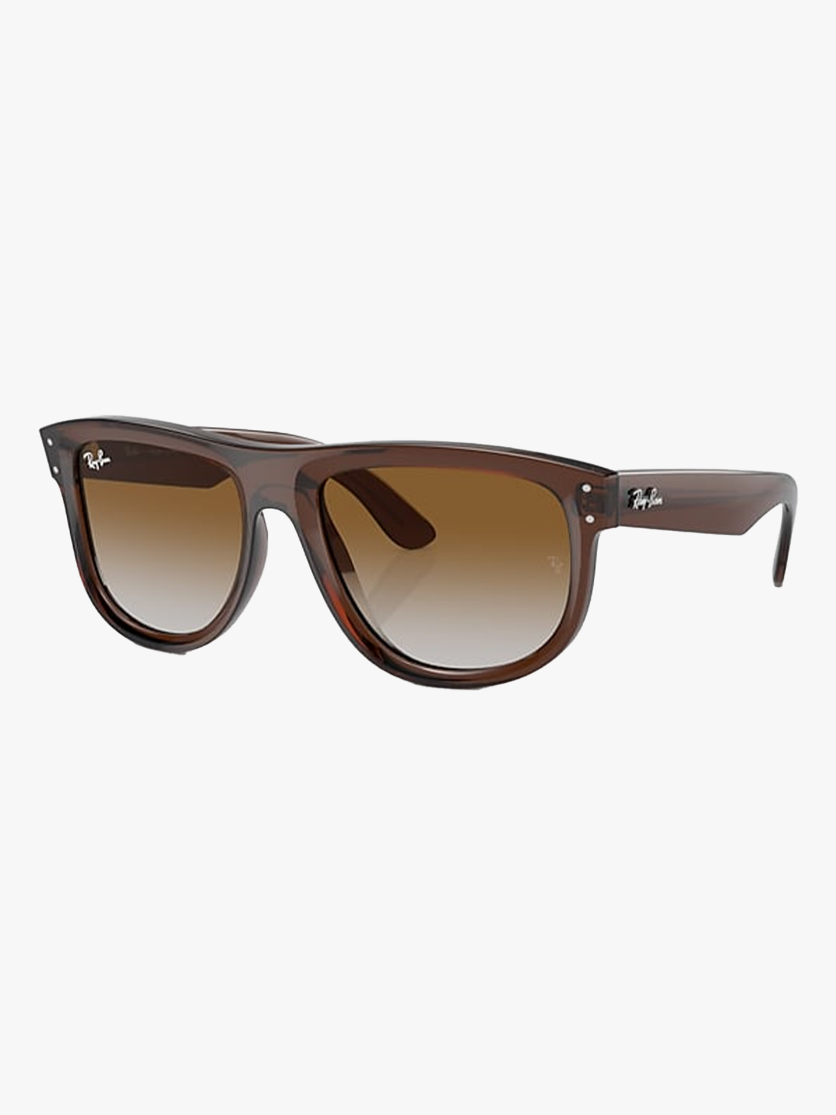 Ray-Ban Boyfriend Reverse Frame: Polished Transparent Brown / Lenses: Brown