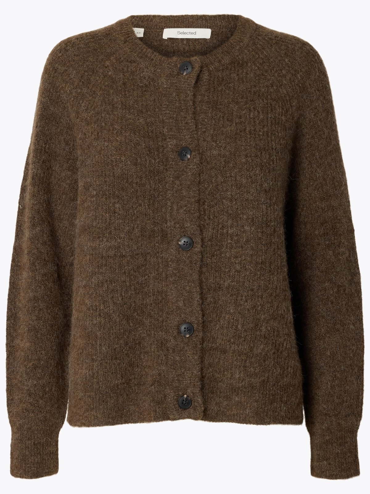 Selected Femme Lulu Long Sleeve Knit Short Cardigan Dachshund