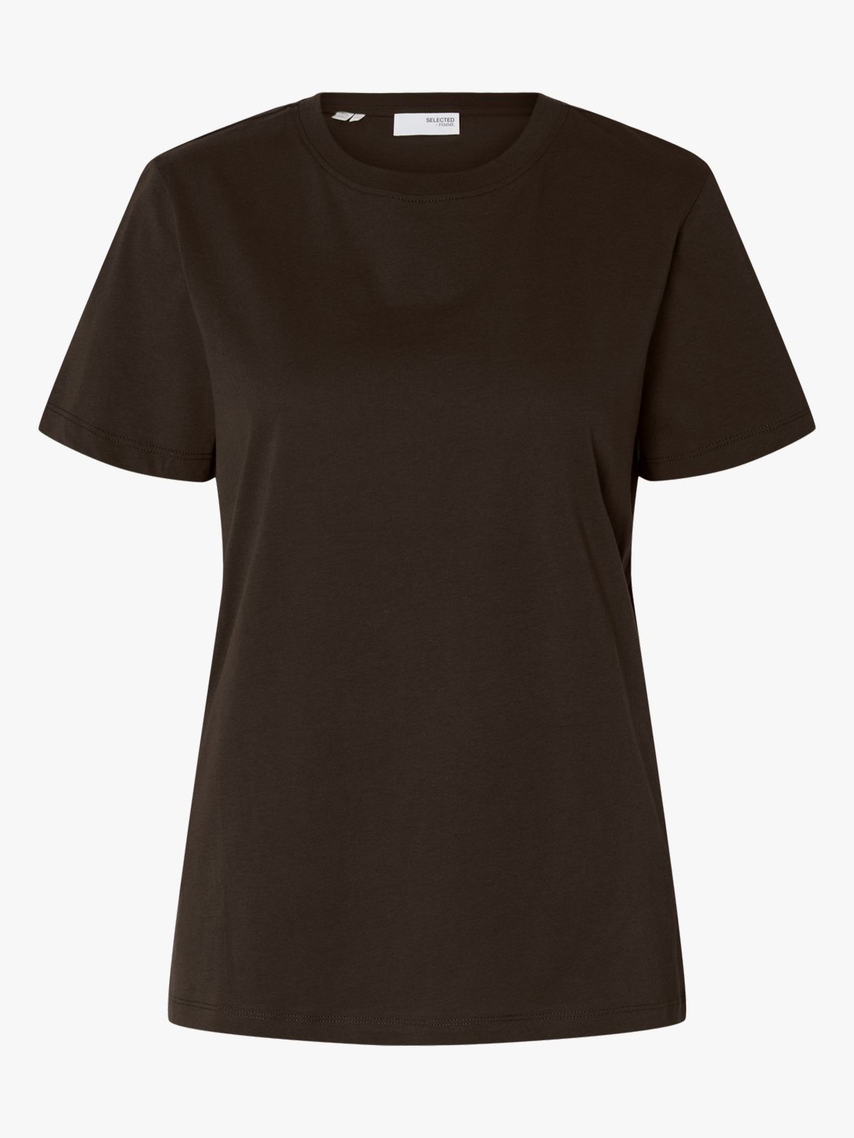 Selected Femme My Essential Short Sleeve O-Neck Tee Delicioso