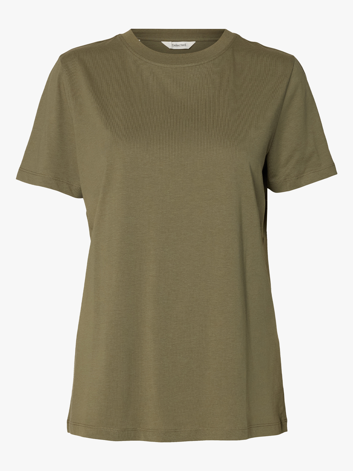 Selected Femme My Essential Short Sleeve O-Neck Tee Kalamata