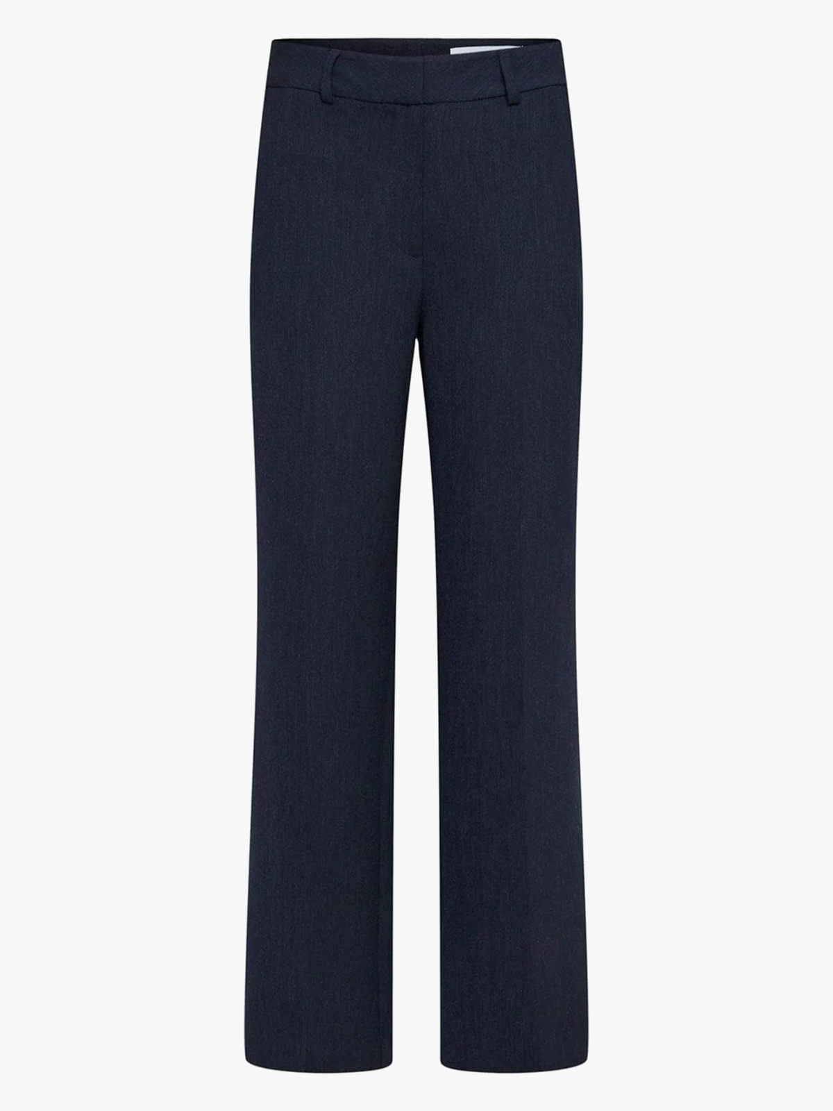 Selected Femme Rita Mid Waist Wide Pant Dark Sapphire Melange