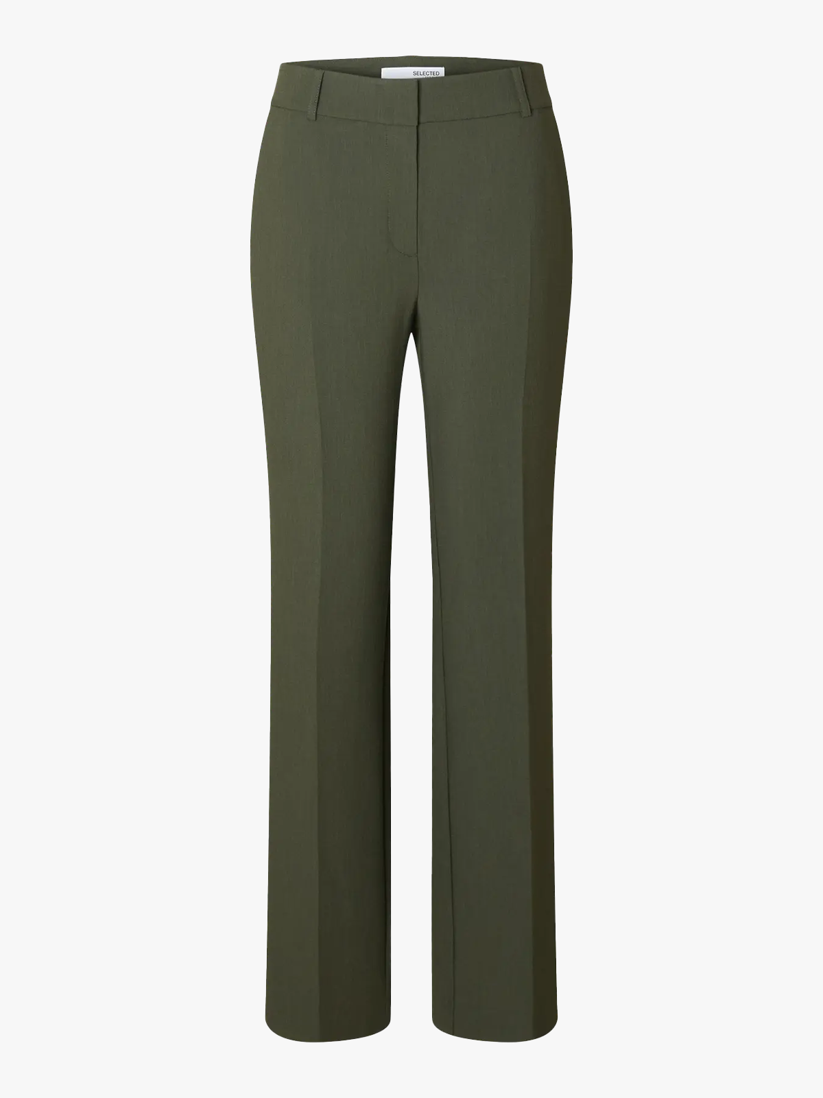 Selected Femme Rita Mid Waist Wide Pant Deep Depths MELANGE