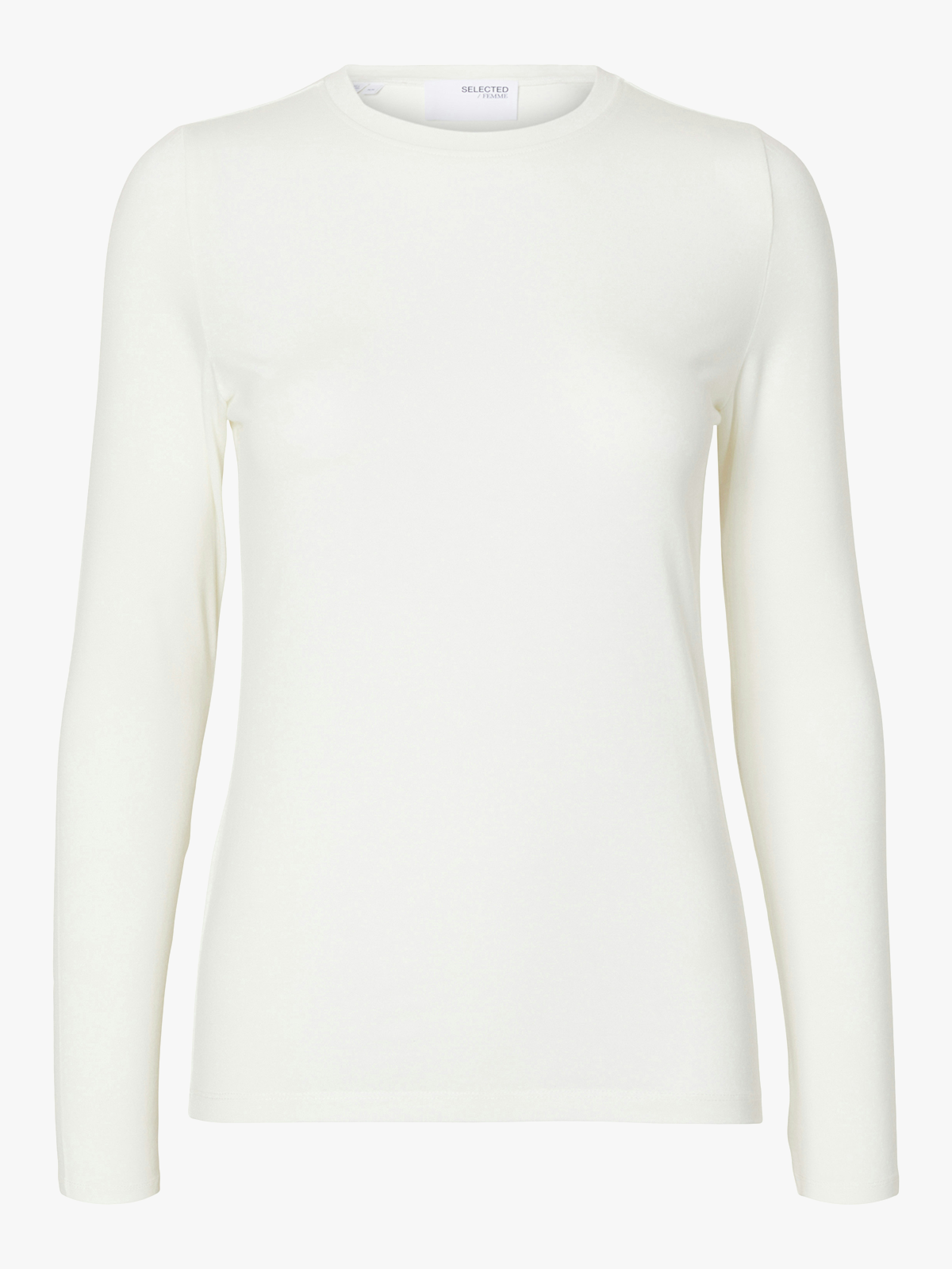 Selected Femme Manja Long Sleeve O-Neck Snow White