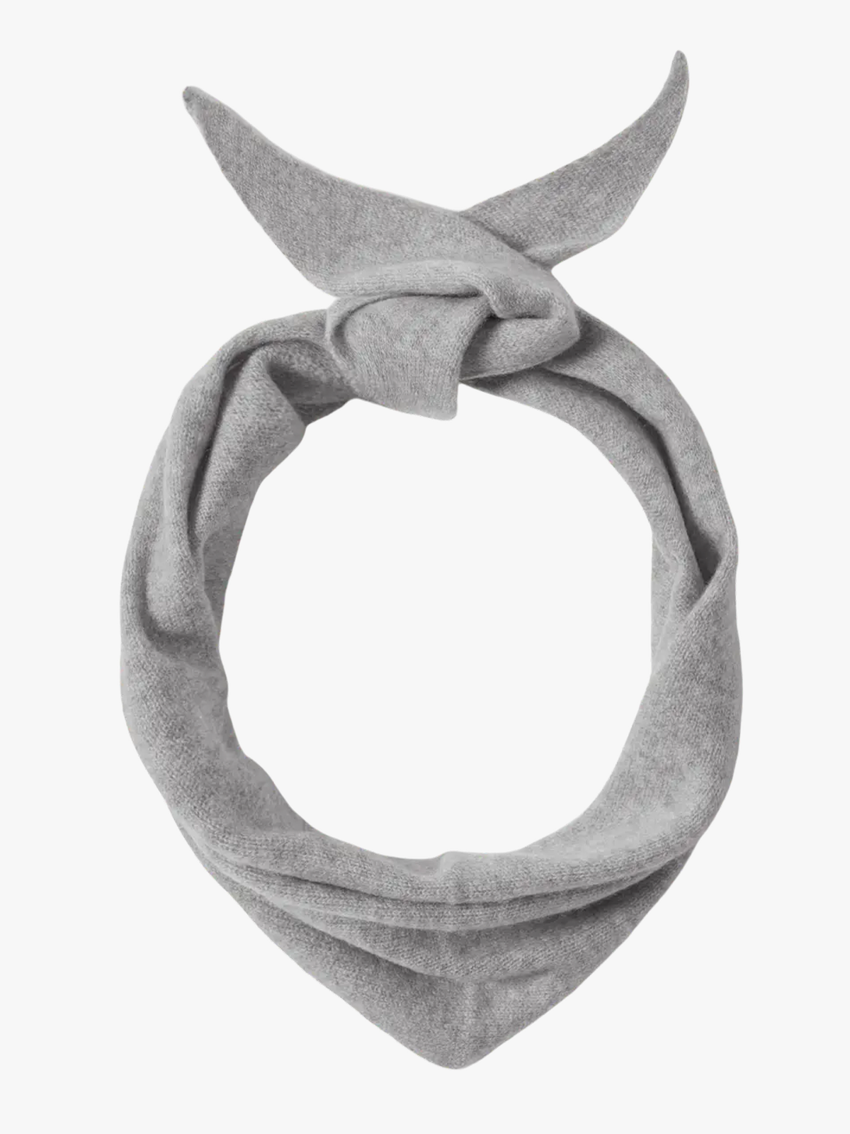 Selected Femme Maria Narrow Cashmere Scarf Light Grey Melange