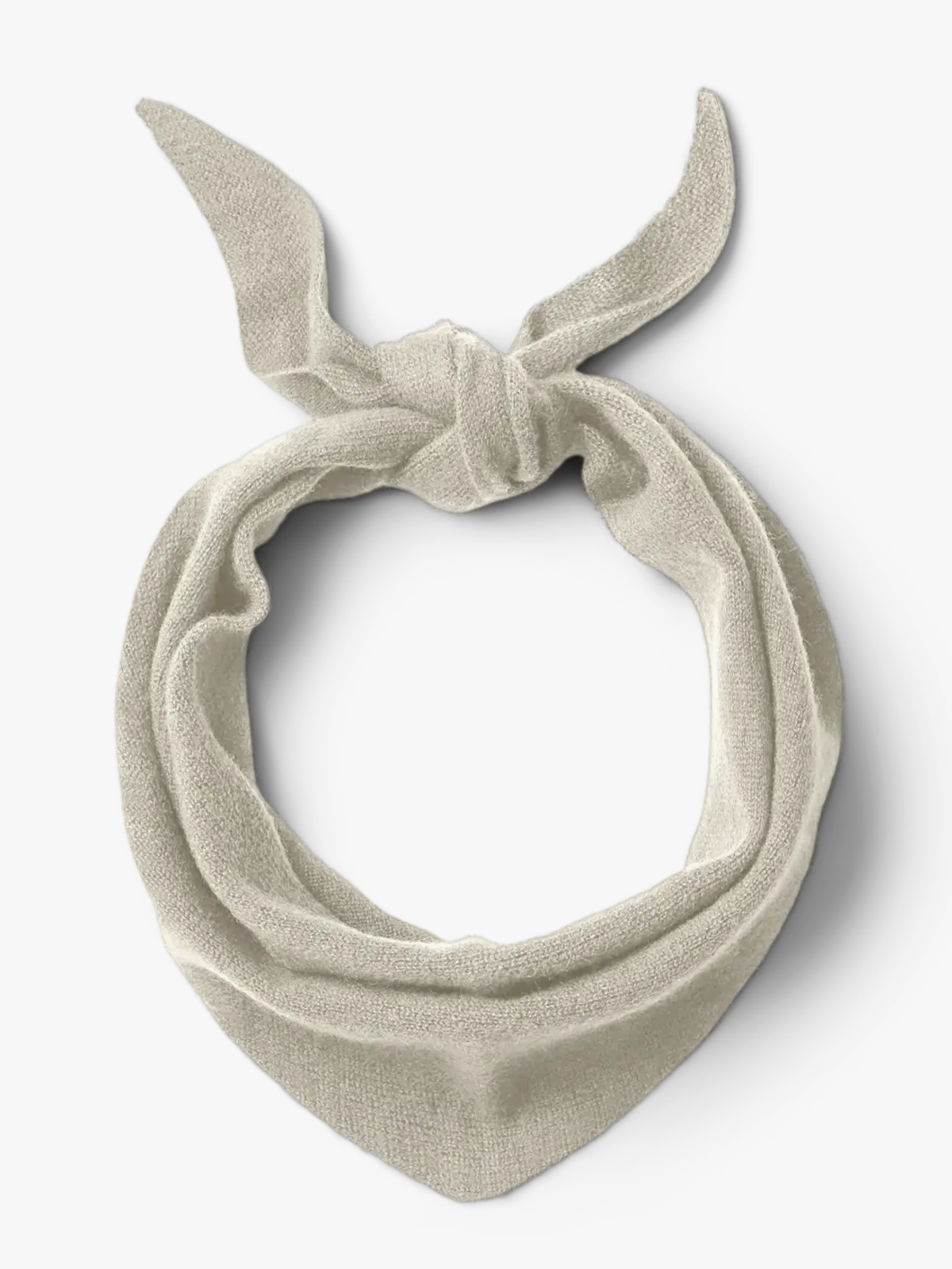 Selected Femme Maria Narrow Cashmere Scarf Oatmeal Melange