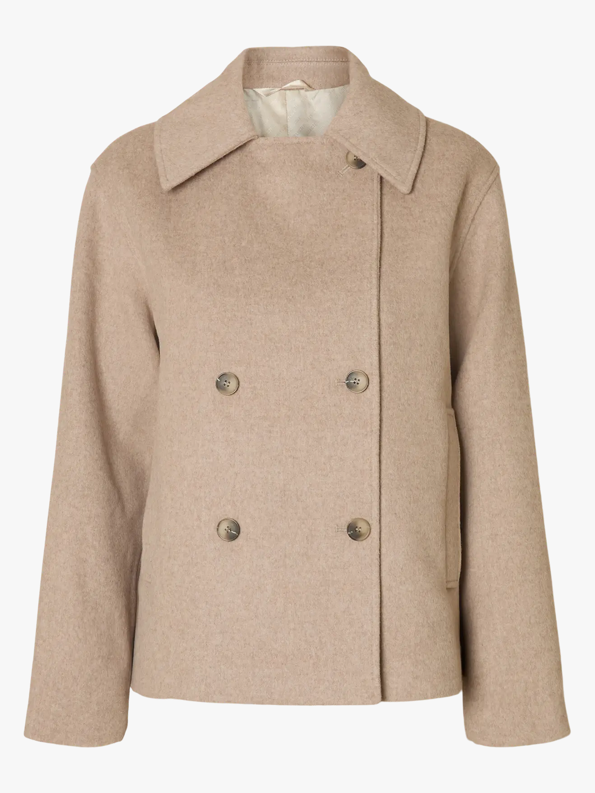 Selected Femme Alma Lano Jacket Sandshell Melange