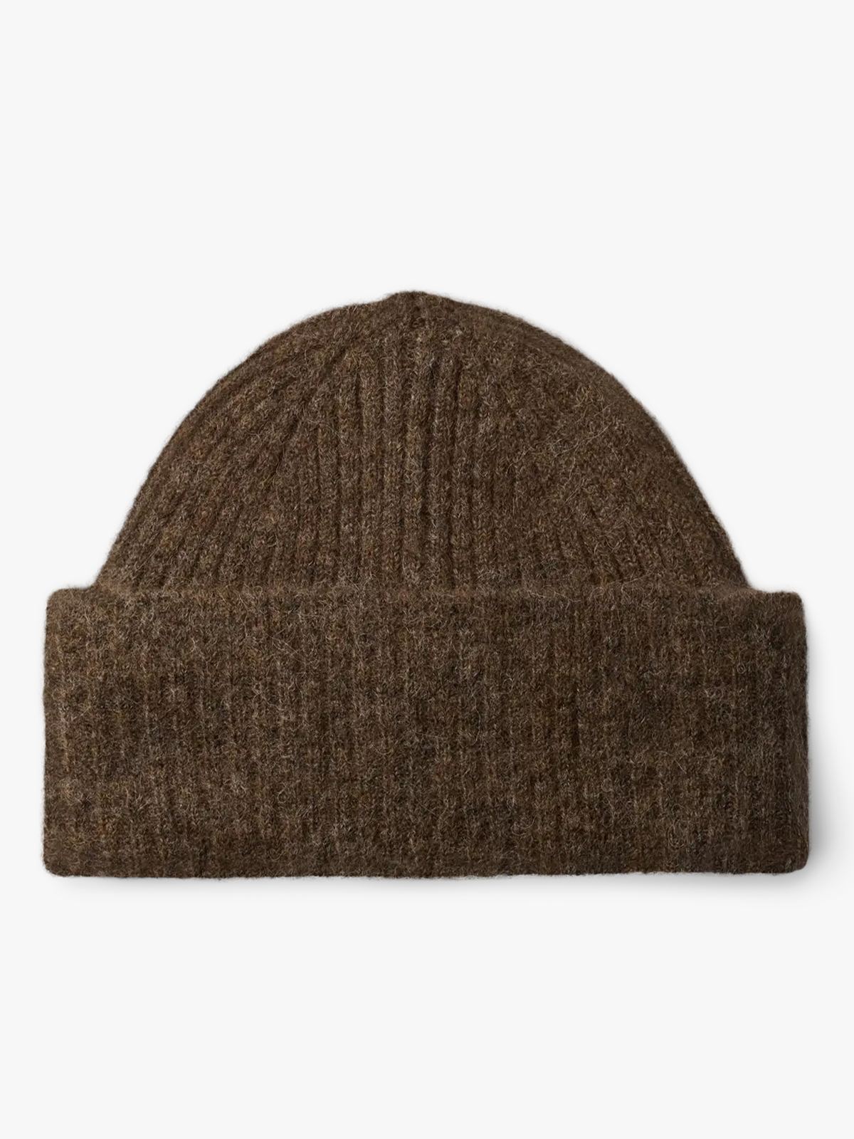 Selected Femme Lulu Lano Knit Beanie Dachshund Melange