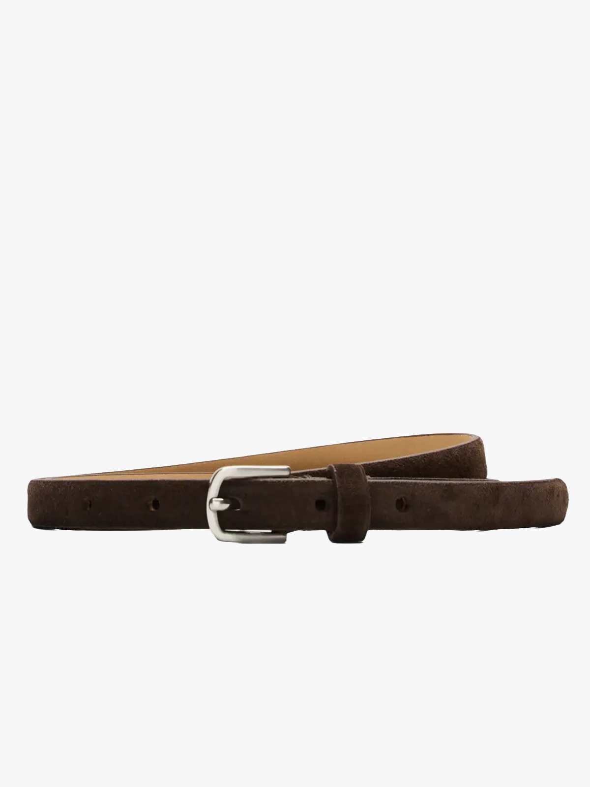 Selected Femme Fiona Slim Suede Belt Delicioso