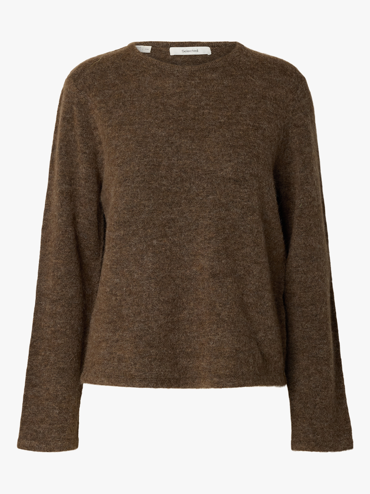 Selected Femme Lulu New Long Sleeve Knit O-Neck Dachshund