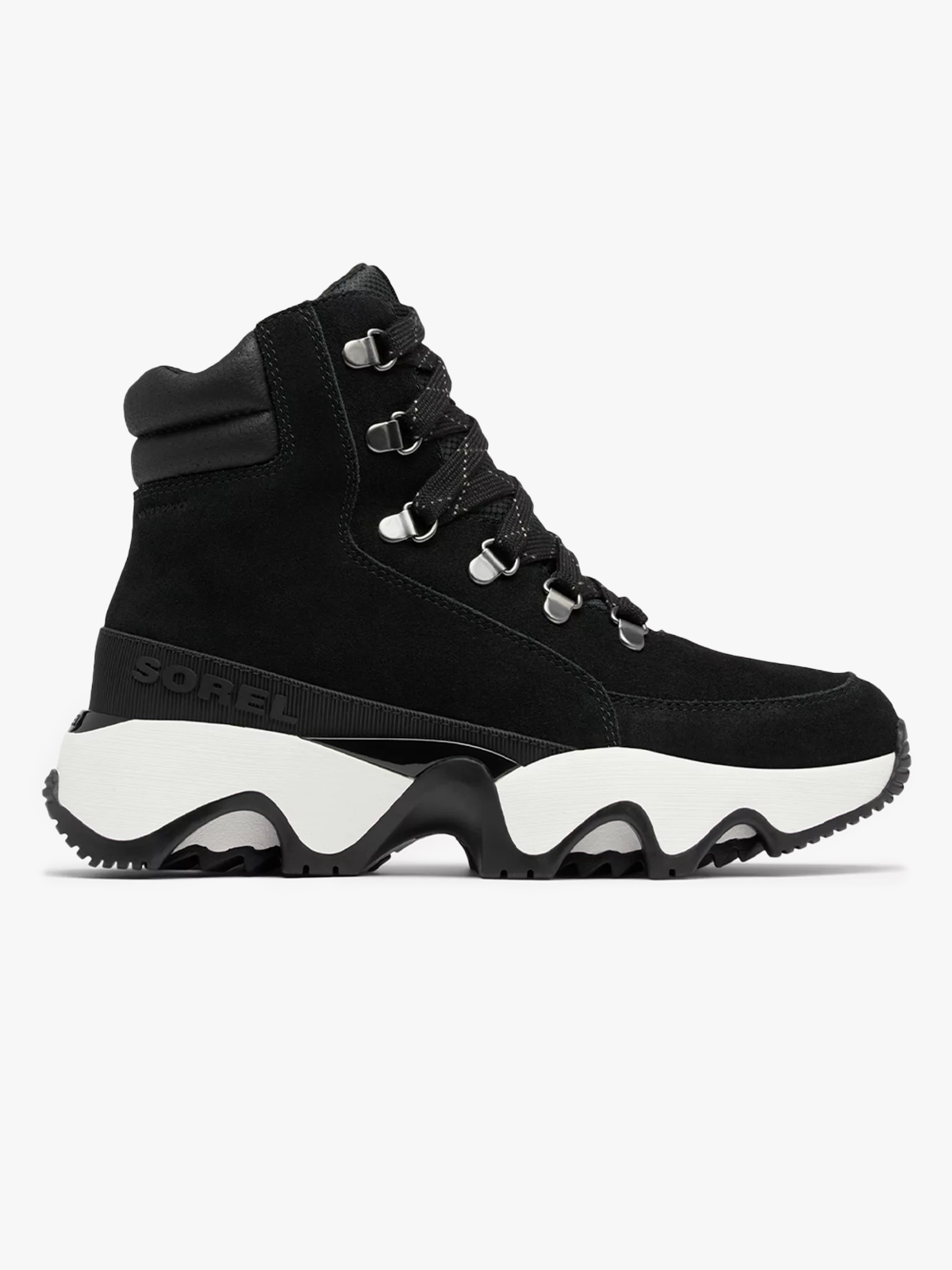 Sorel Kinetic Impact Conquest Plus Waterproof Boot Black / Sea Salt