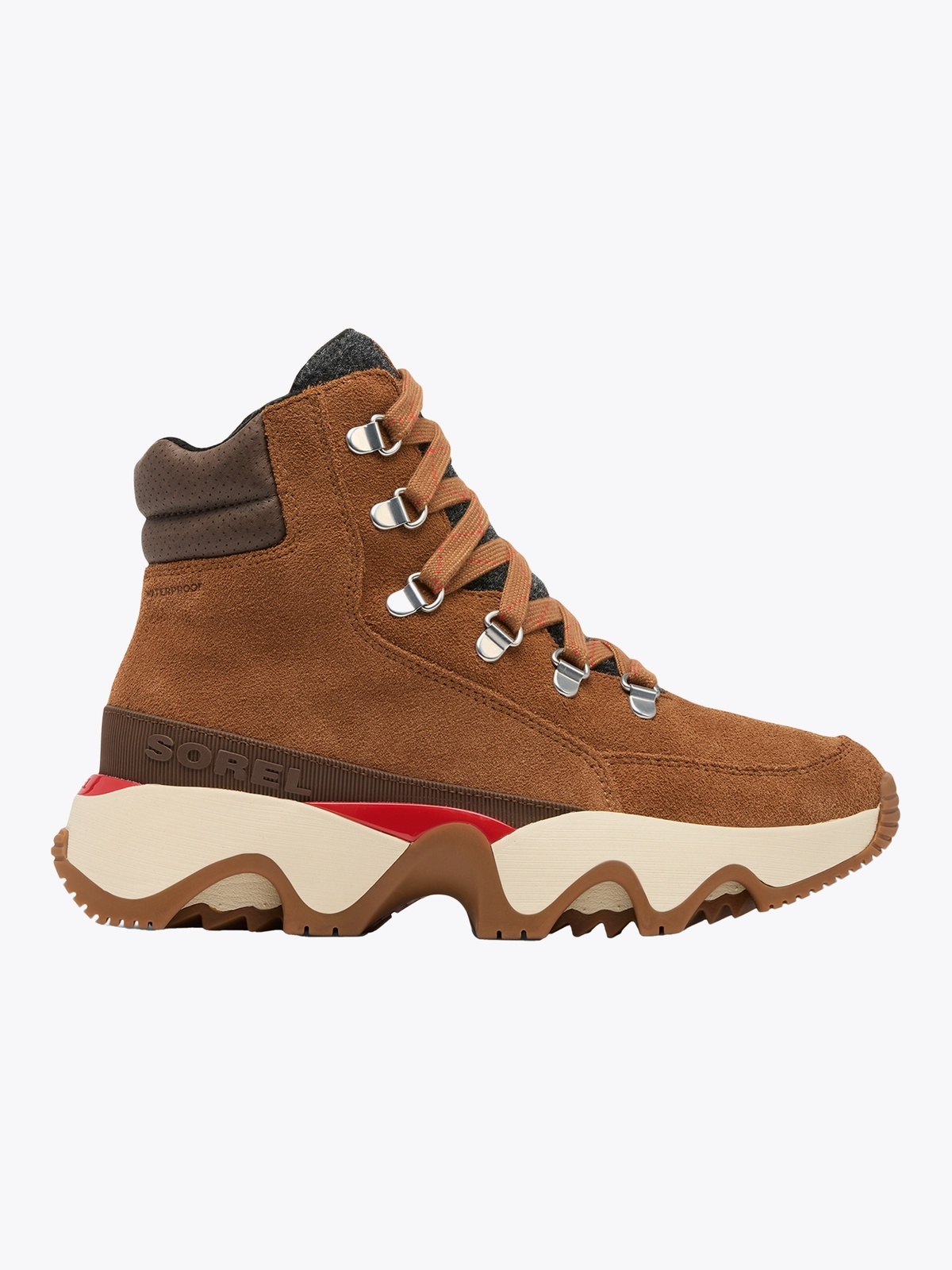 Sorel Kinetic Impact Conquest Plus Waterproof Boot Velvet Tan / Tobacco