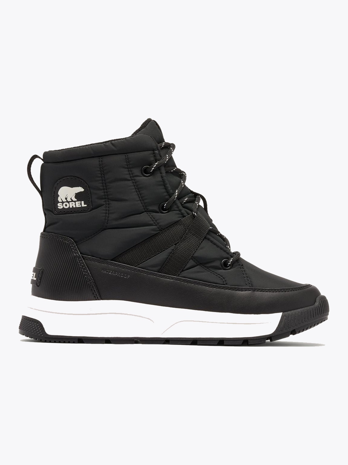 Sorel Whitney III Mid Water Proof Black / Sea Salt