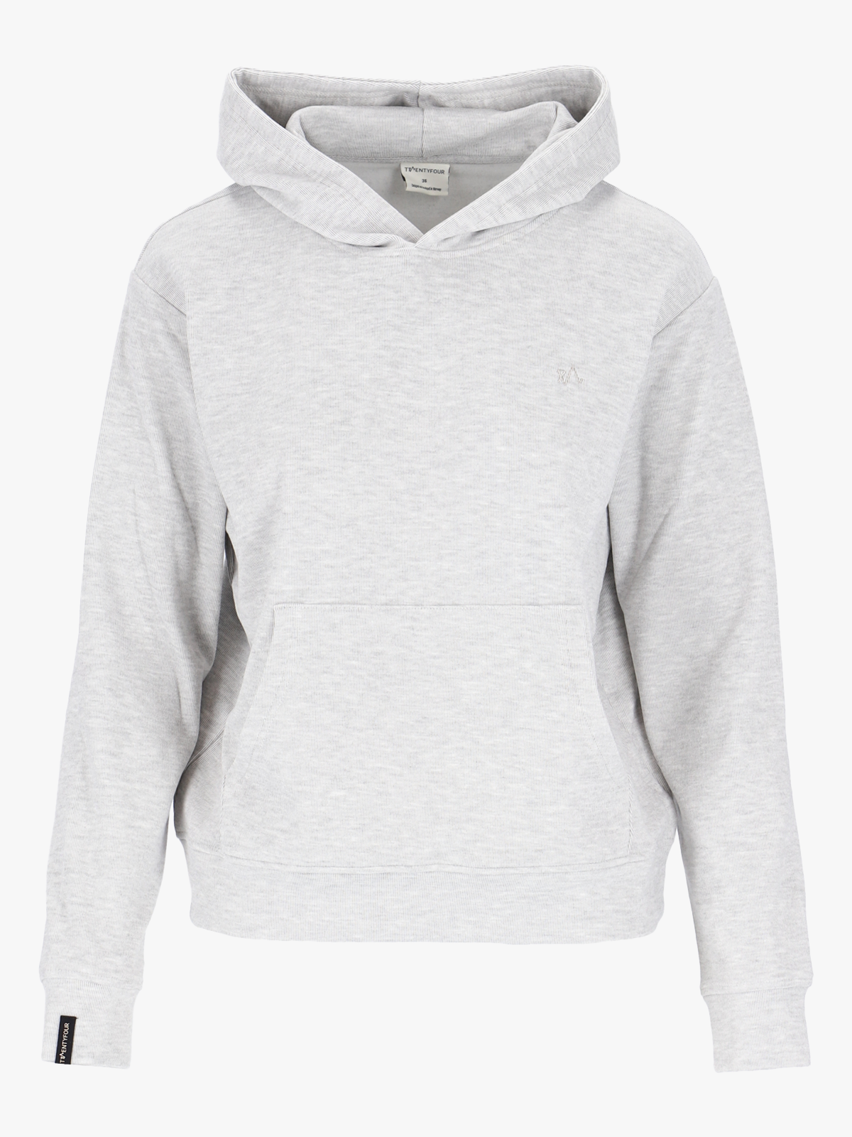 Twentyfour Mode Comfy Hoodie Lys Grå Melange