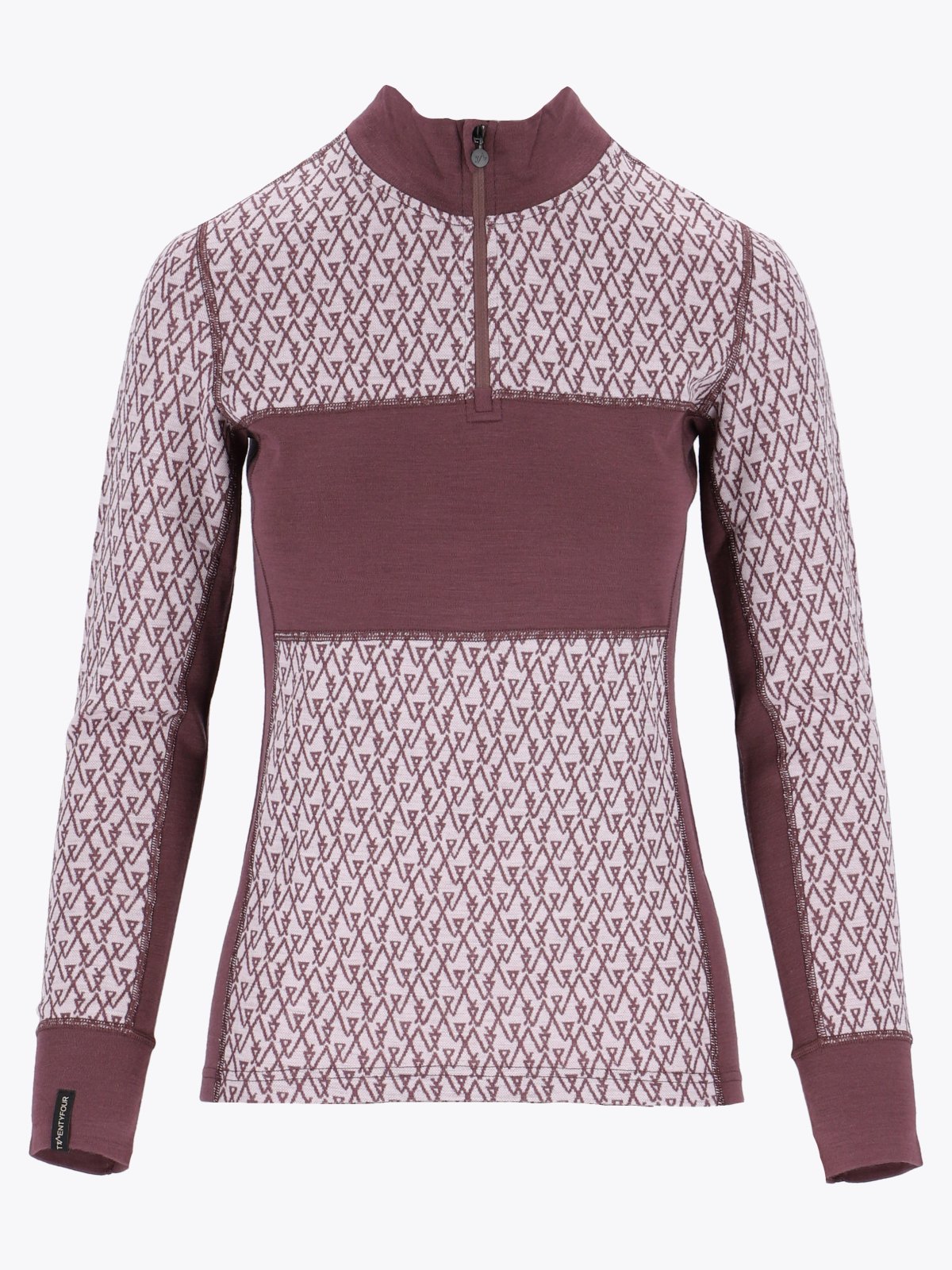 Twentyfour Aurora Aya Ull Half Zip Kakao
