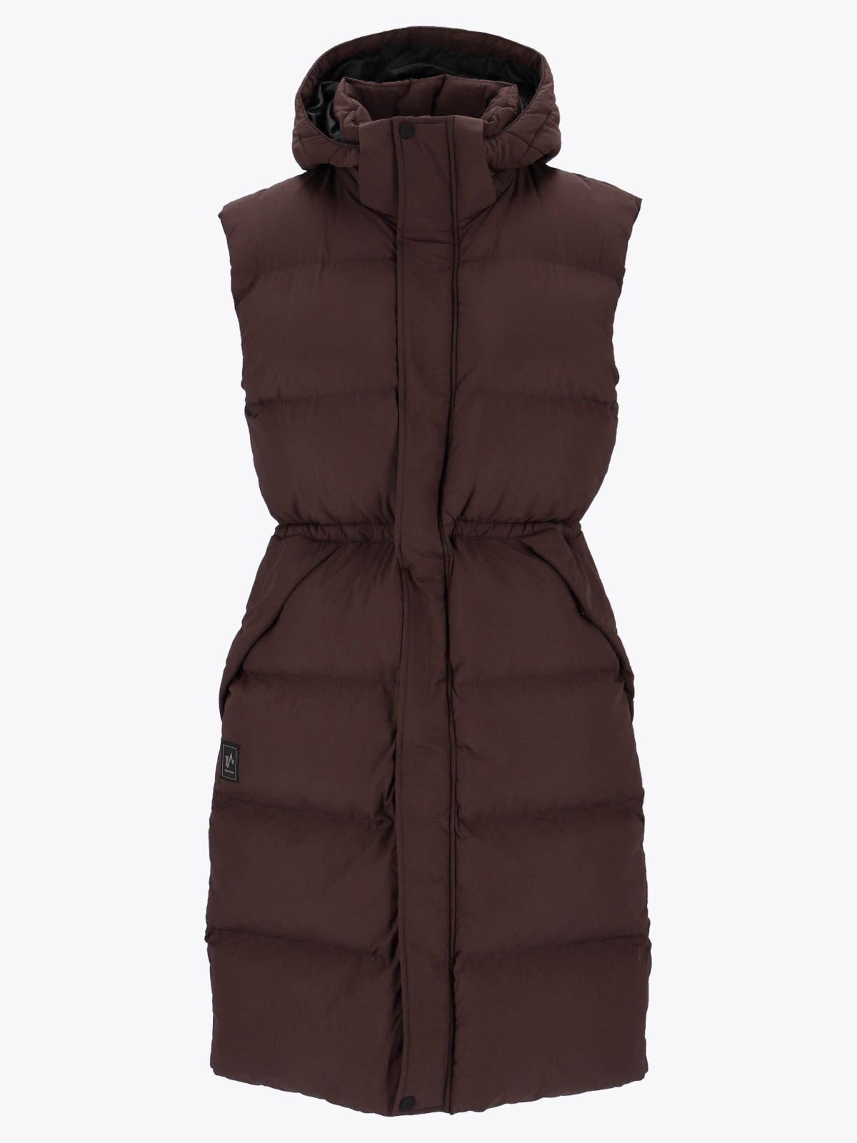 Twentyfour Mode Eva Puffy Vest Mørk brun