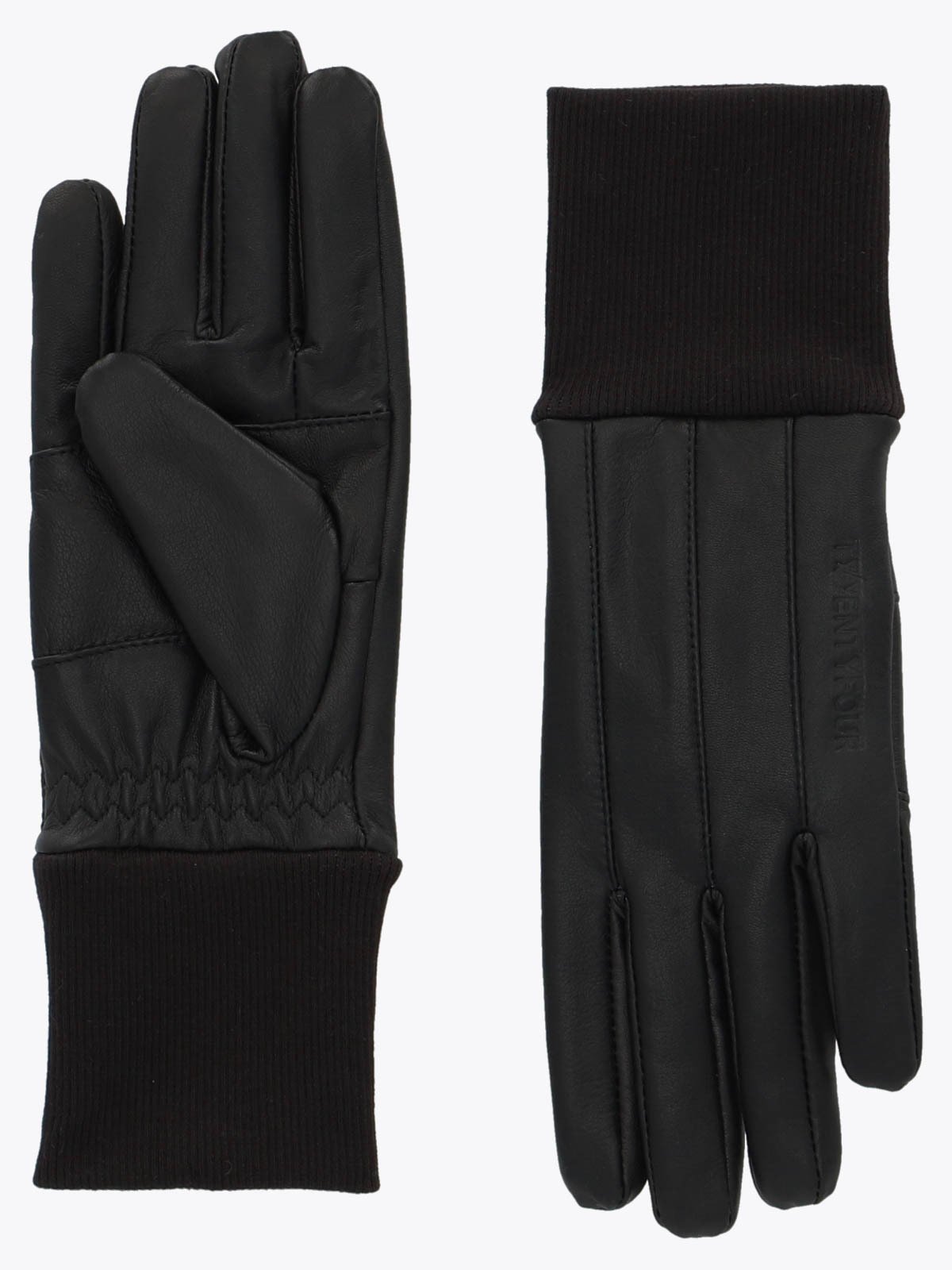 Twentyfour Mode Skinnhanske Sort