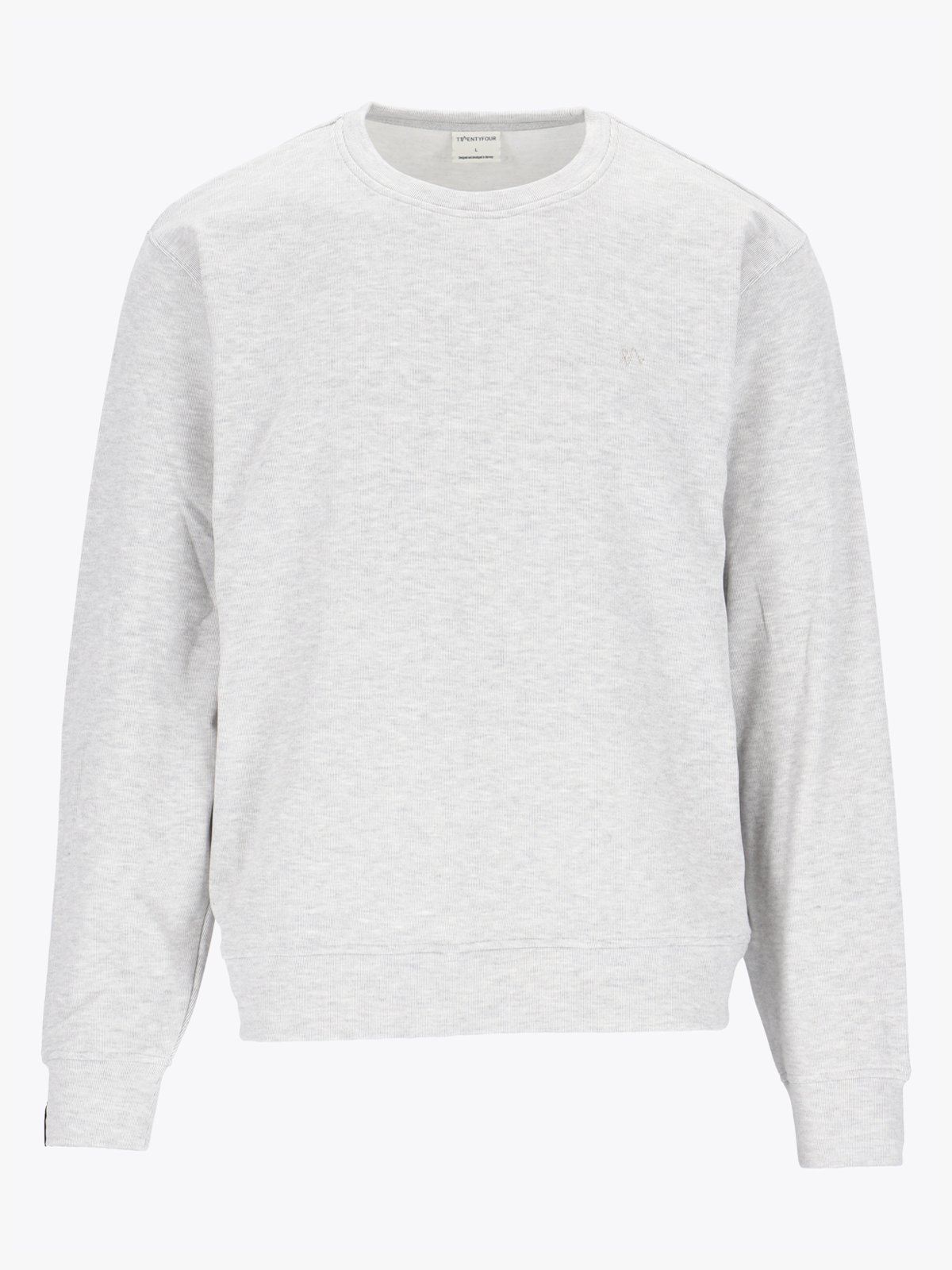 Twentyfour Mode Comfy Genser Lys Grå Melange