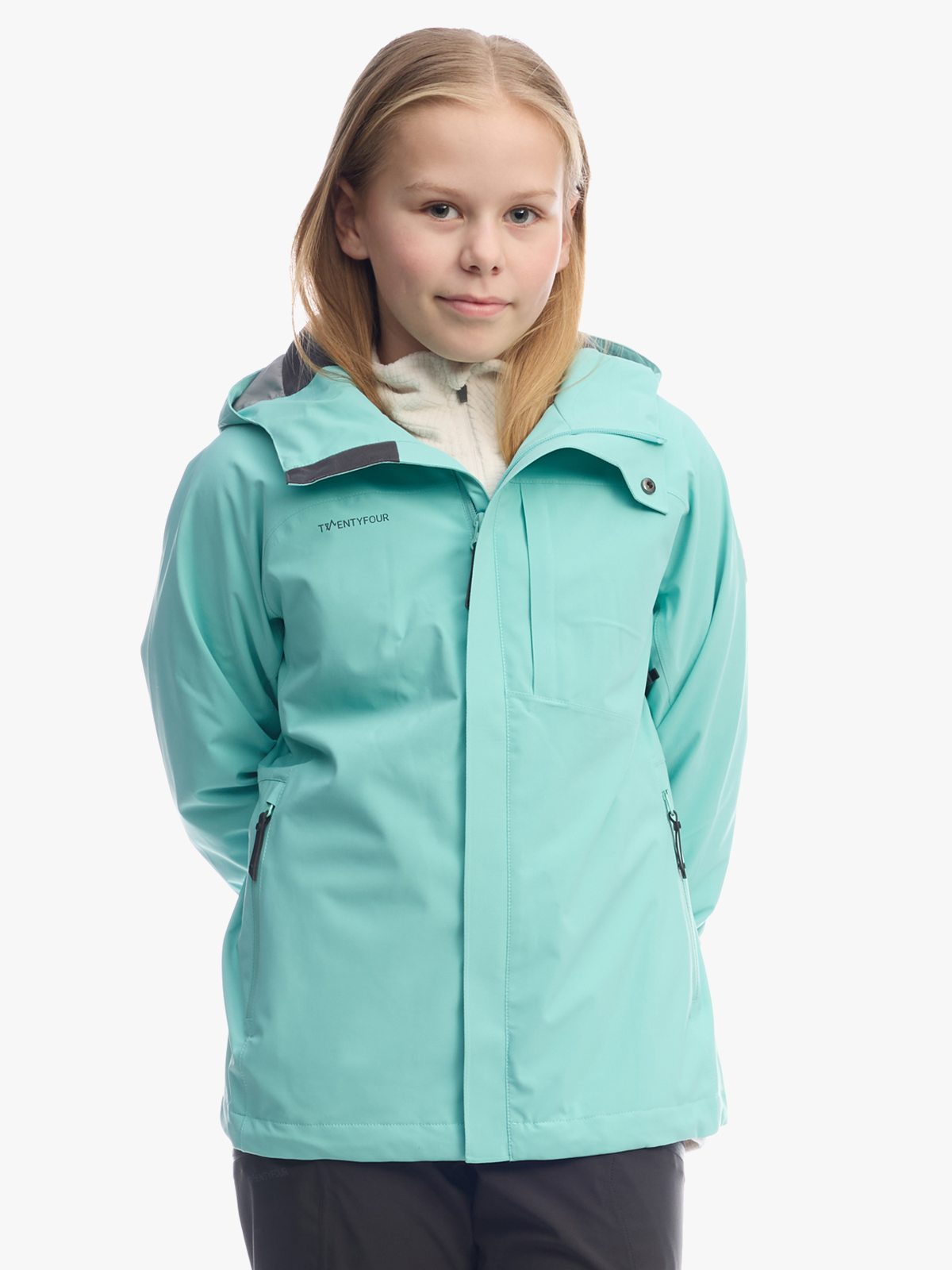 Twentyfour Venture Skalljakke Junior Aqua