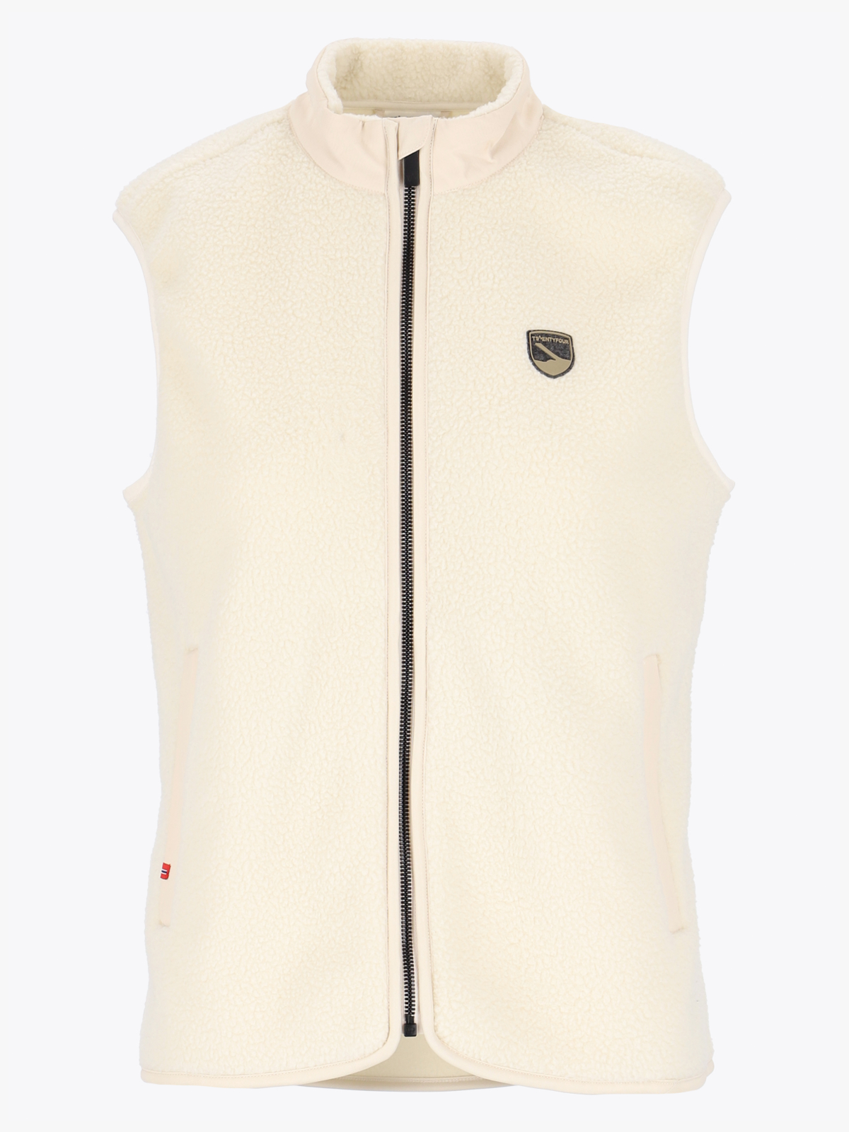 Twentyfour Aurora Pile Vest Kollen / Gråhvit