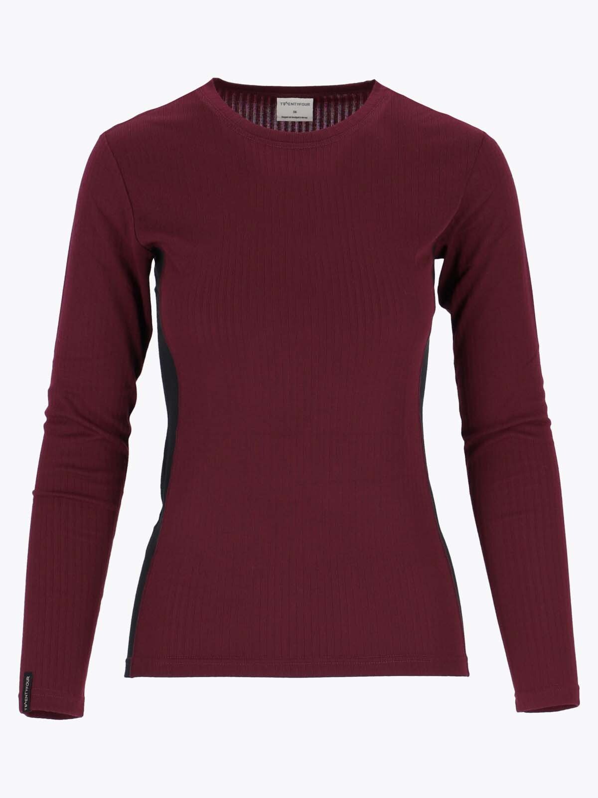Twentyfour Aurora Baselayer Sett Mørk burgunder