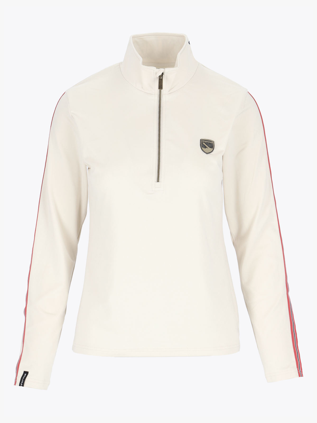 Twentyfour Aurora Half Zip Genser Gråhvit