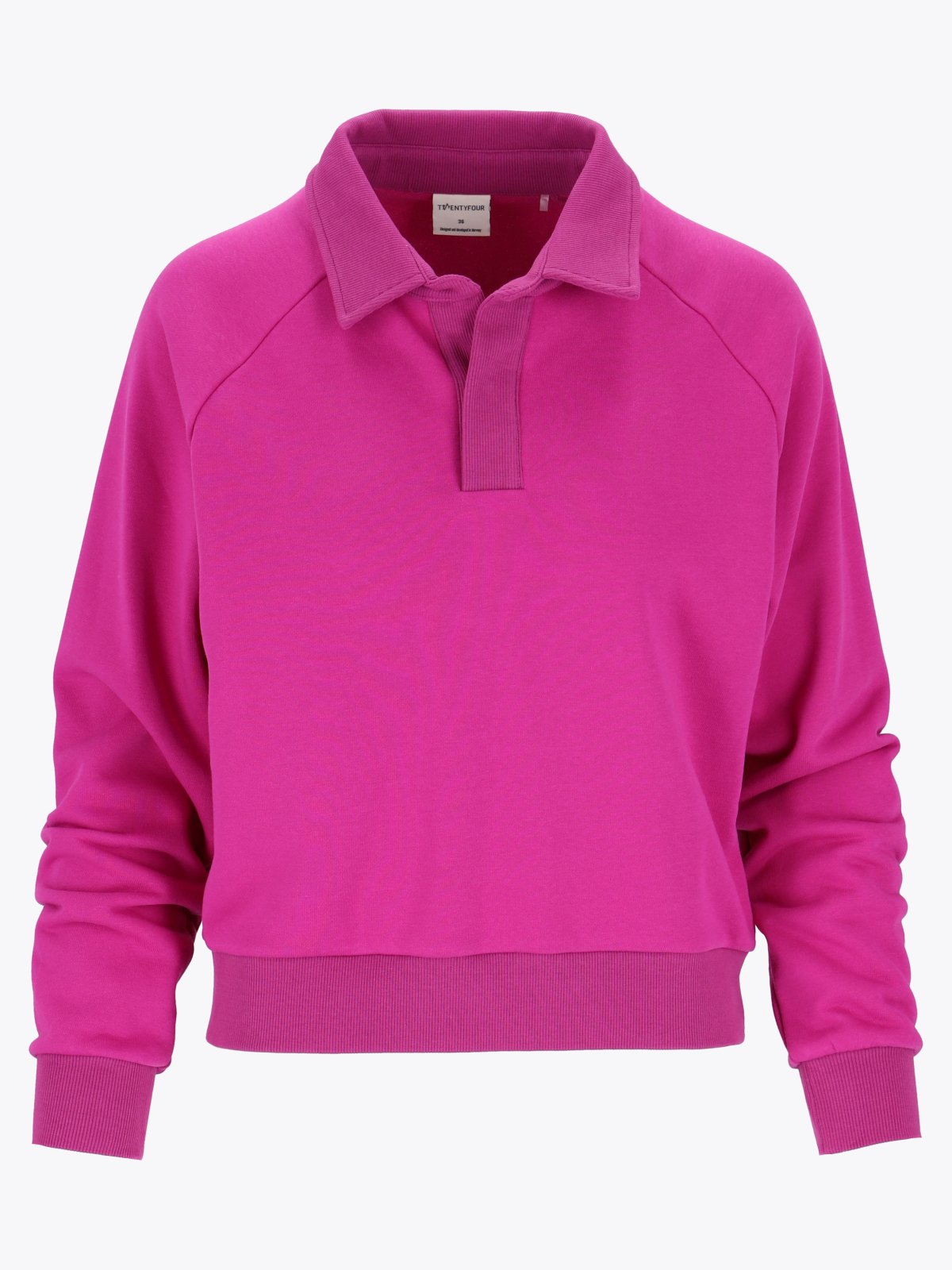 Twentyfour Mode Polo Sweater Fuksia