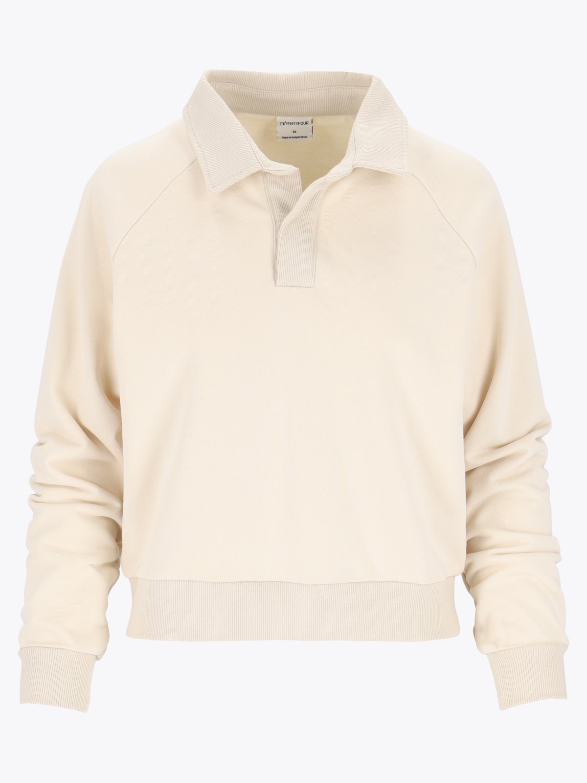 Twentyfour Mode Polo Sweater Gråhvit