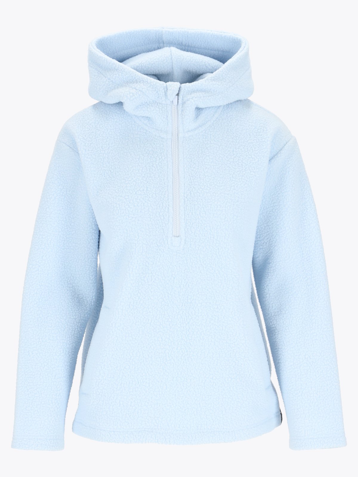Twentyfour Mode Pile Hood Half Zip Lys blå