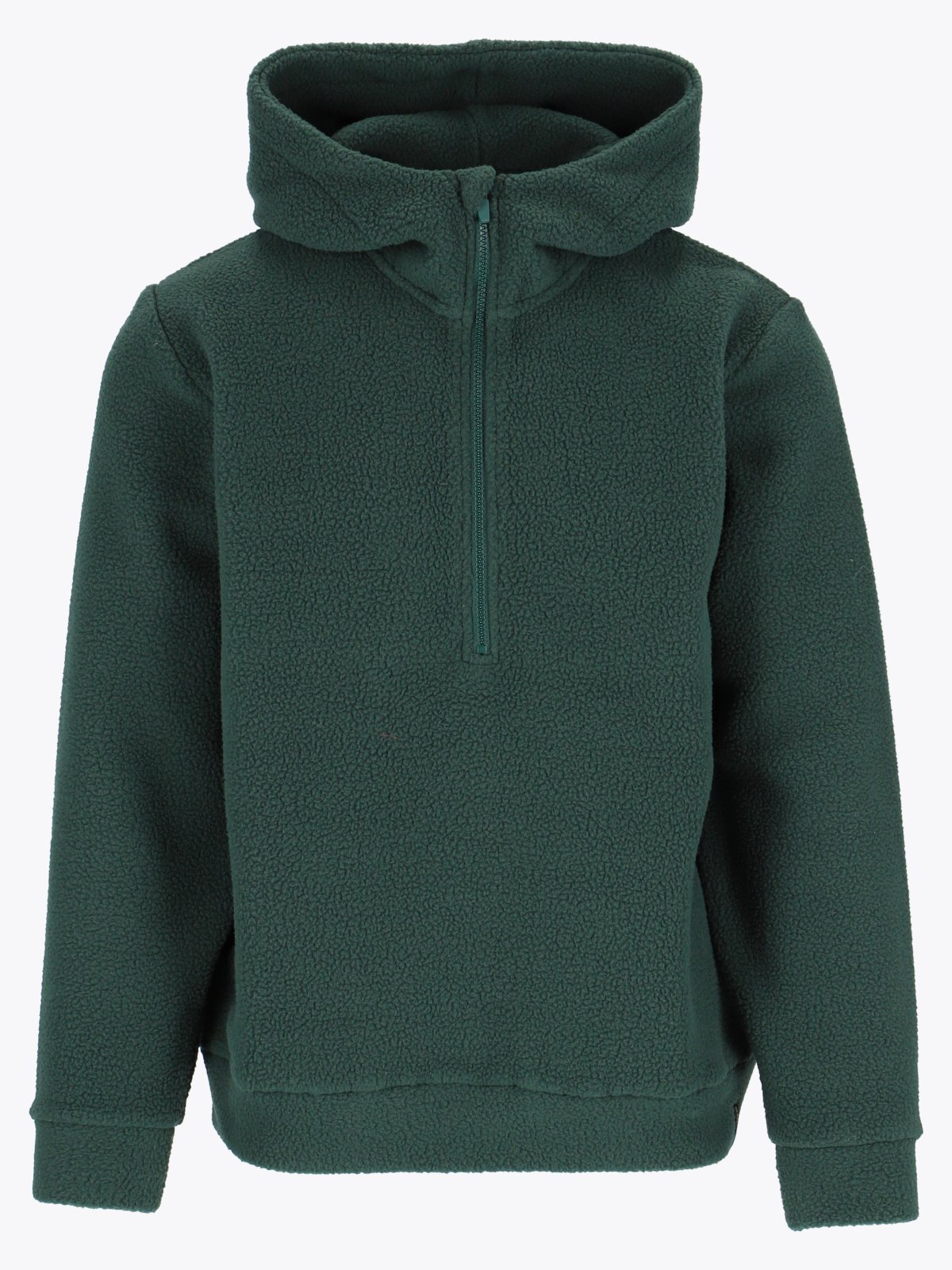 Twentyfour Mode Pile Hood Half Zip Dyp grønn