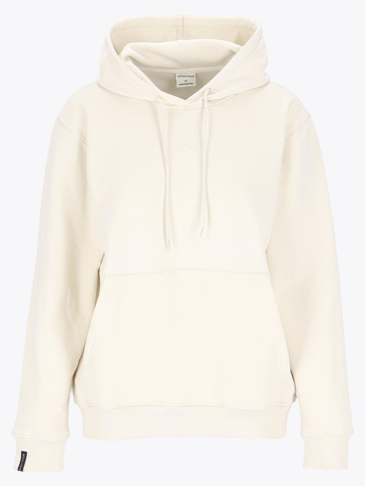 Twentyfour & Art Hoodie U Hvit