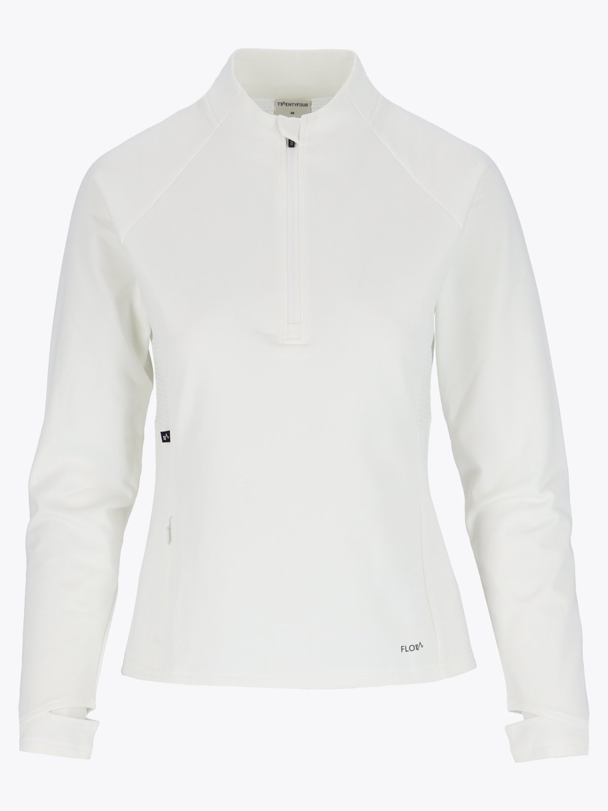 Twentyfour Flow Warm Half Zip Hvit