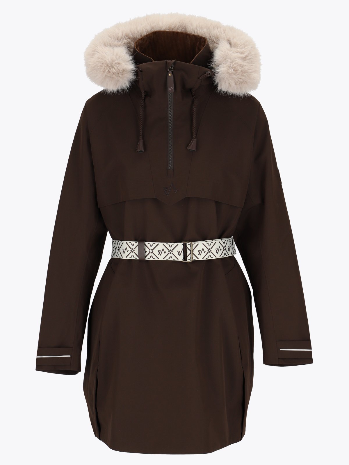 Twentyfour Legacy Saga Shell Anorak Mørk brun