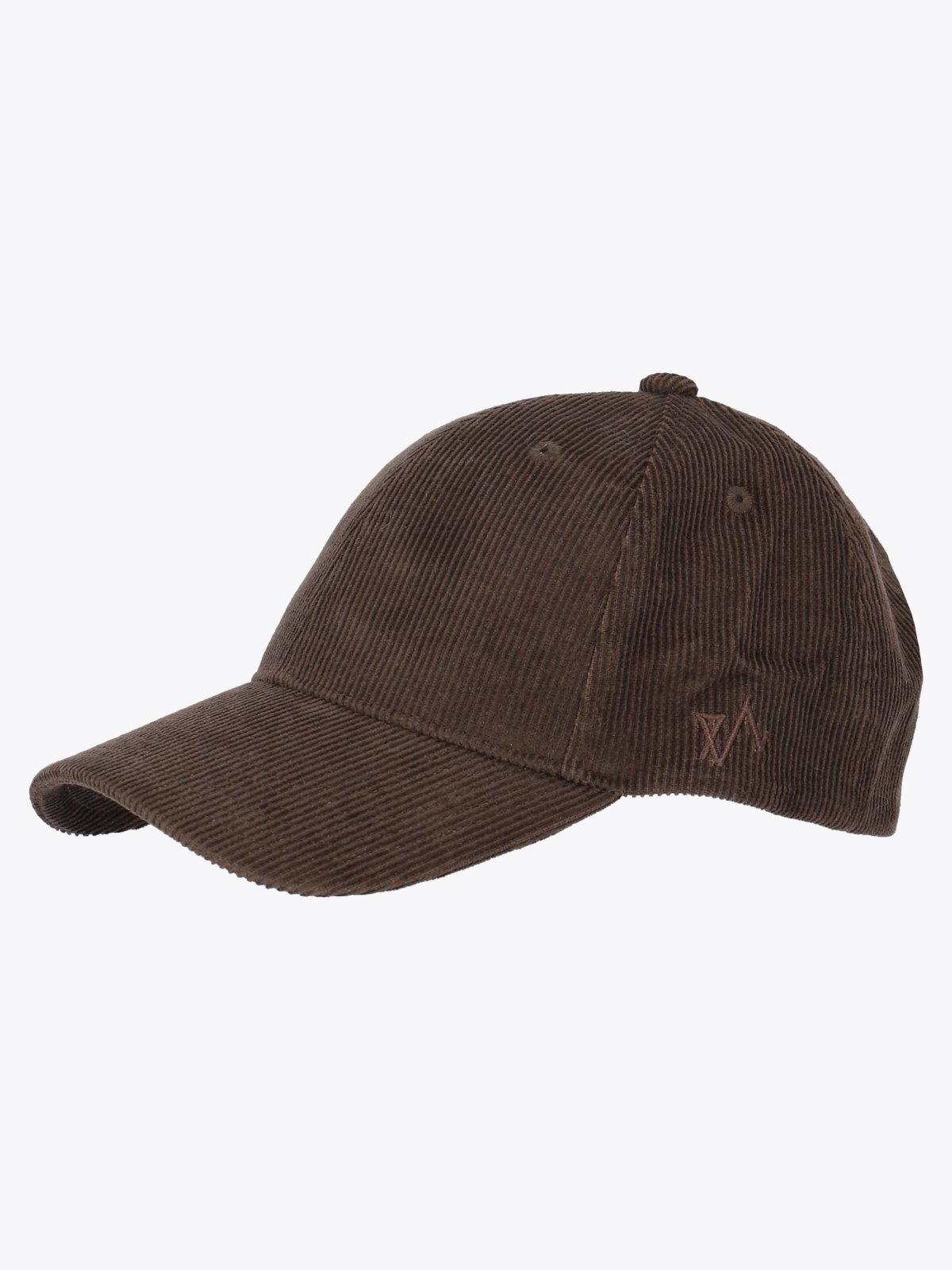 Twentyfour Mode Cord Cap Mørk Brun