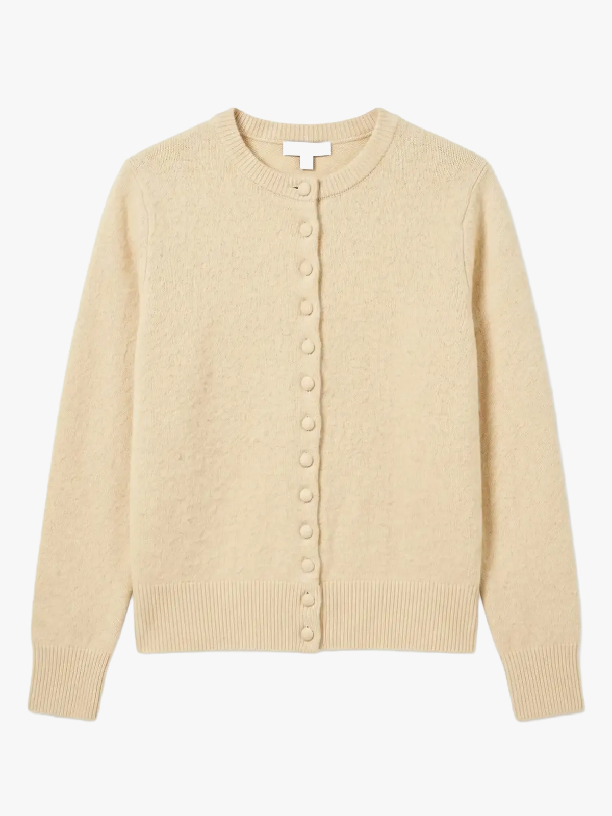 Topshop Sia Knitted Cardigan Ivory Cream