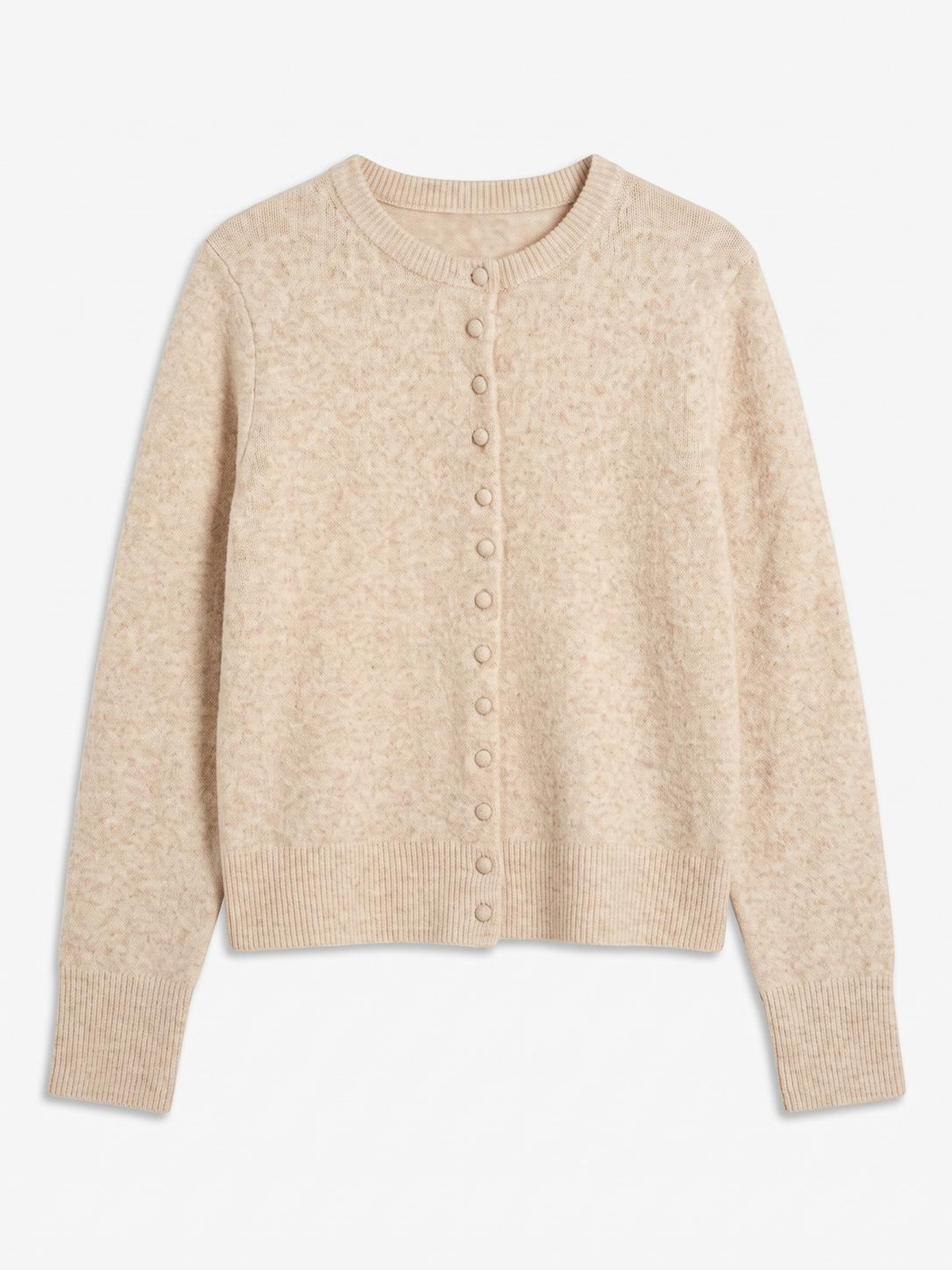 Topshop Sia Knitted Cardigan Ivory Cream