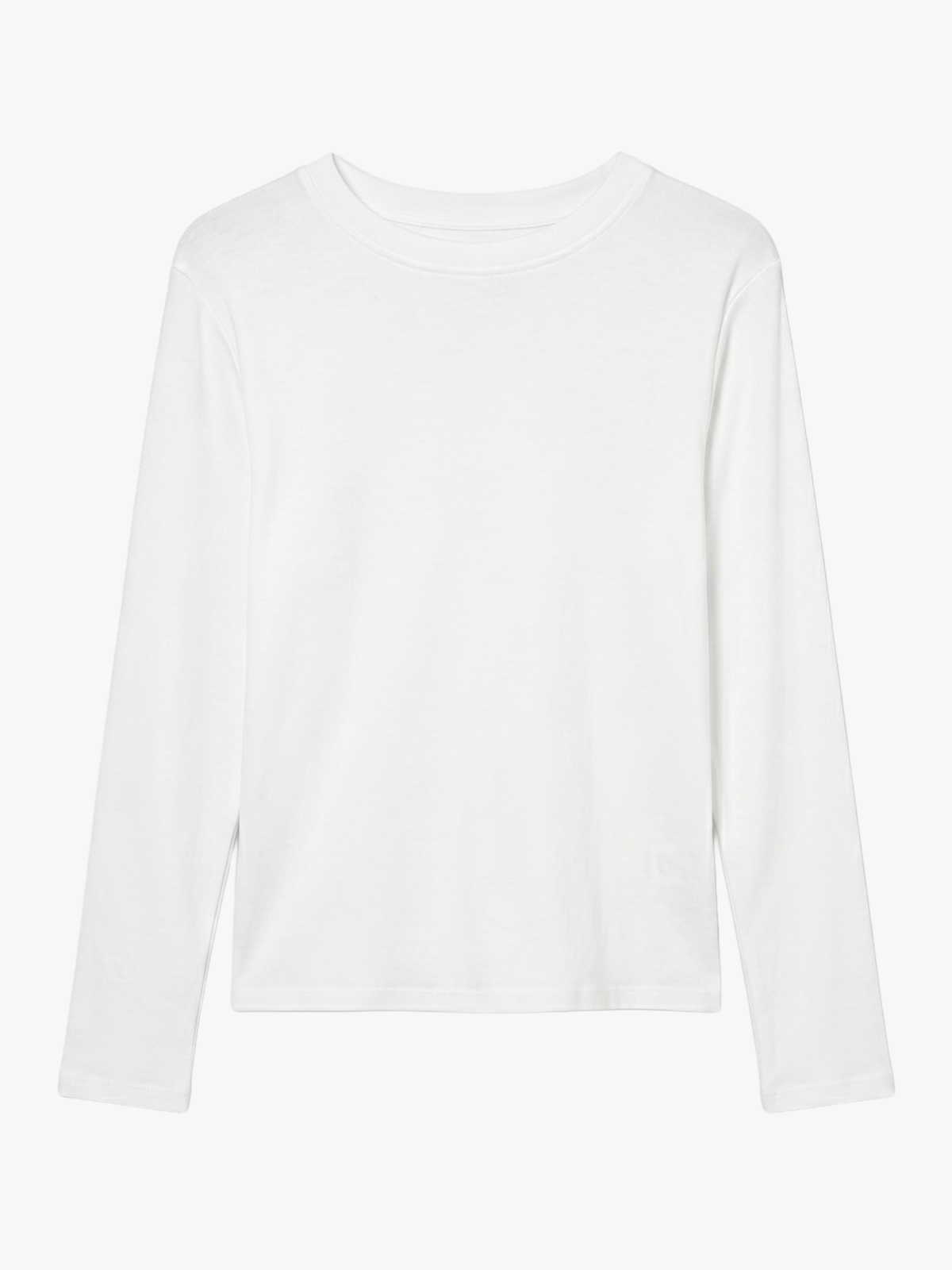 Topshop Everyday Long Sleeve Top White