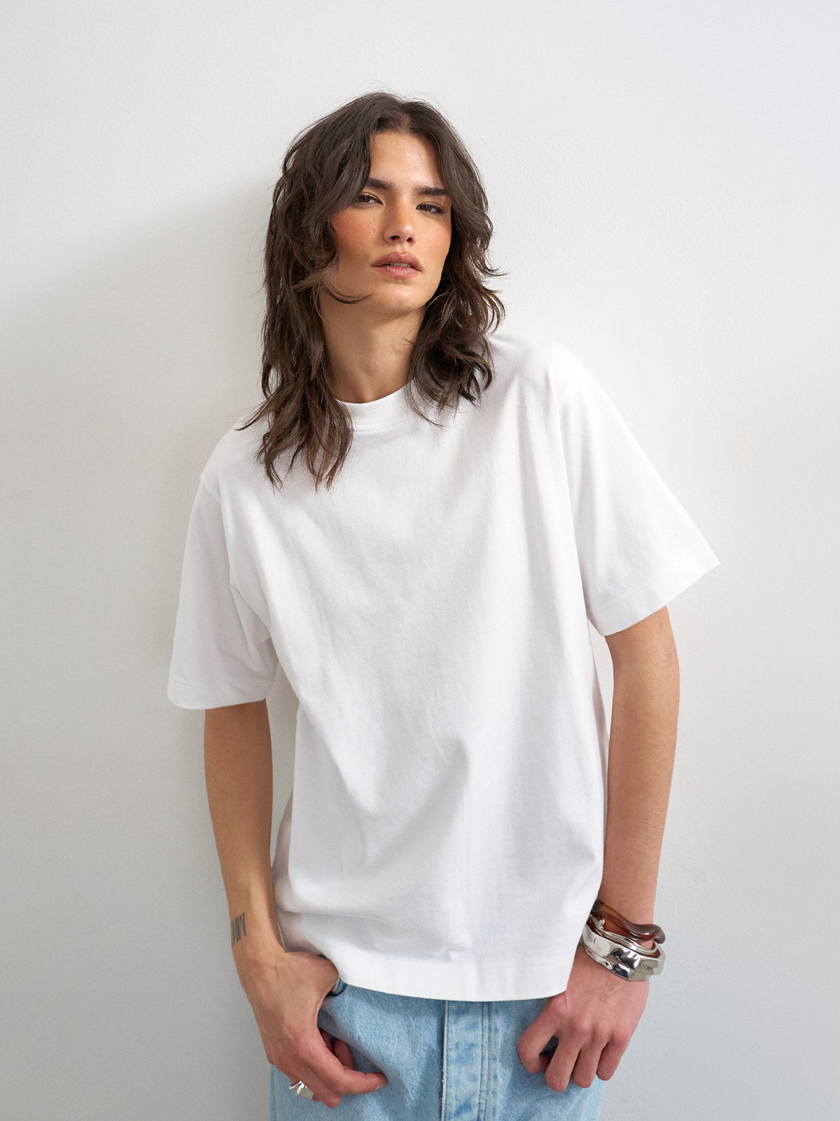 Topshop Premium T-Shirt Snow White