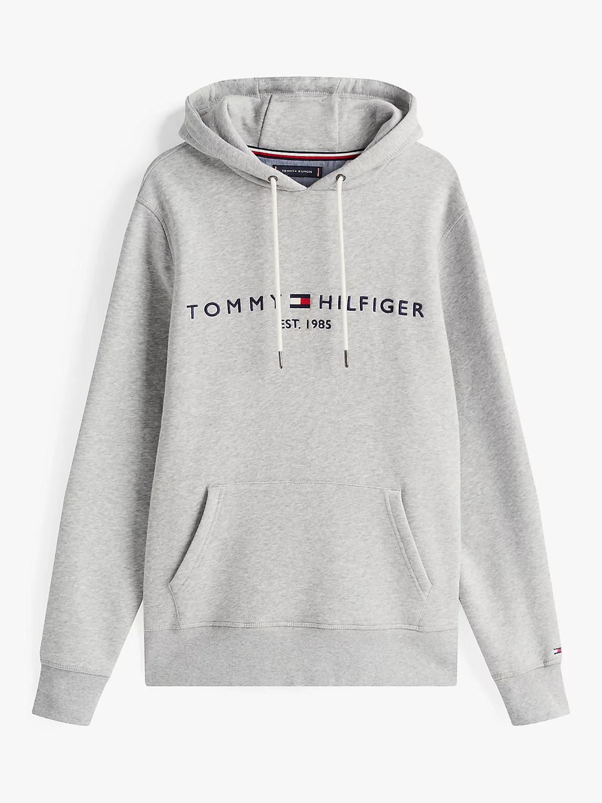 Tommy Hilfiger Core Tommy Logo Hoody Cloud Htr