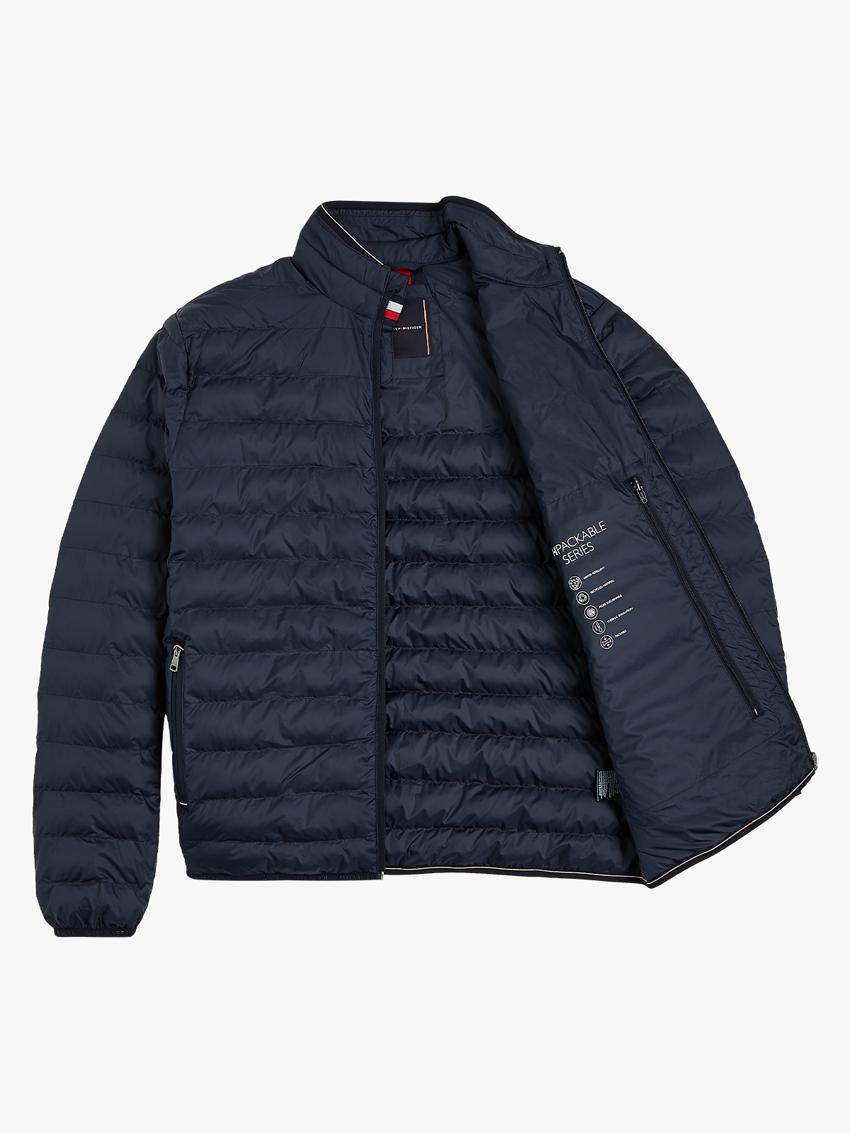 Tommy Hilfiger Core Packable Recycled Jacket Navy
