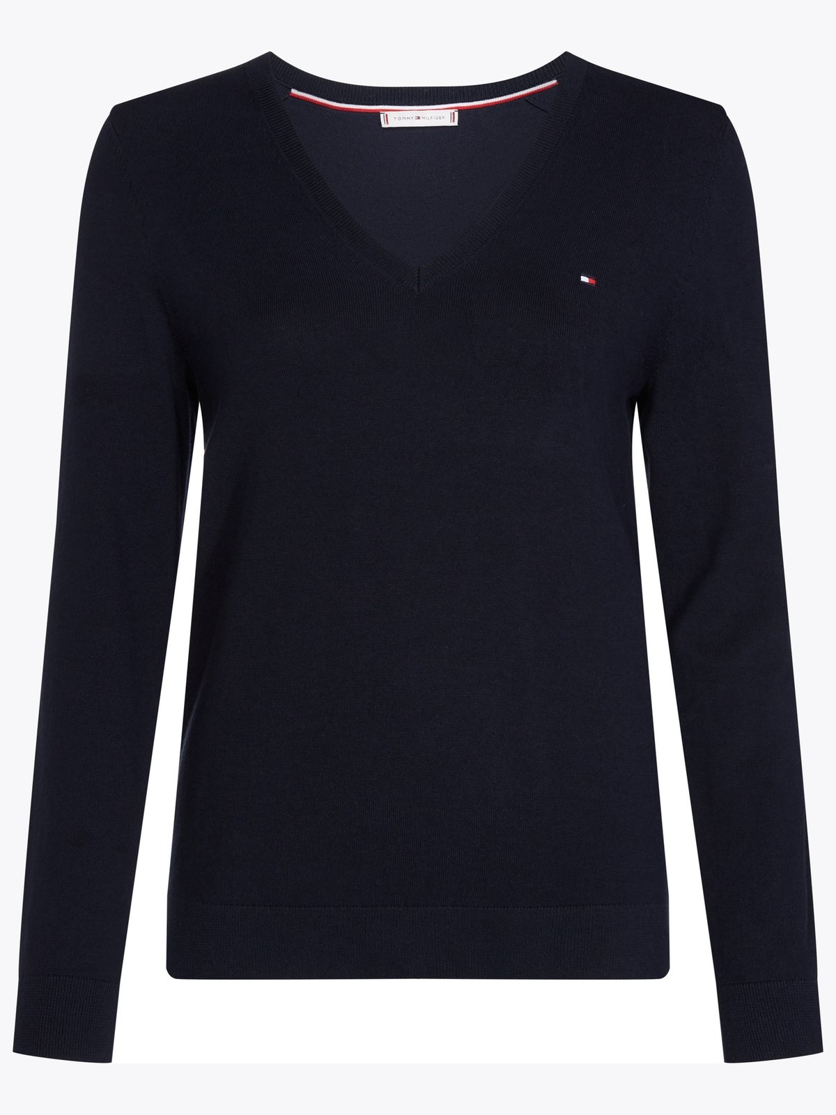 Tommy Hilfiger Co Jersey Stitch Boat Neck Sweater Blå