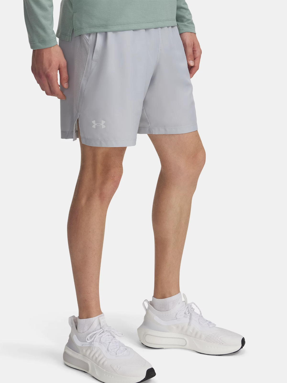 Under Armour Launch 7" Shorts Mod Gray / White / Reflective