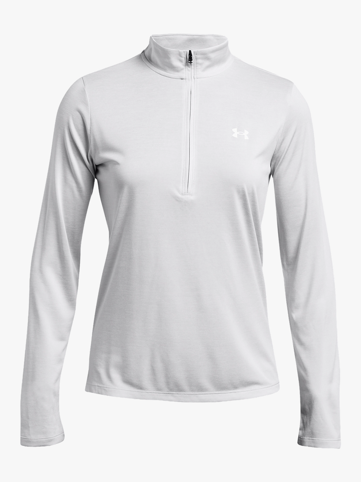 Under Armour Tech 1/2 Zip Twist Halo Gray / White