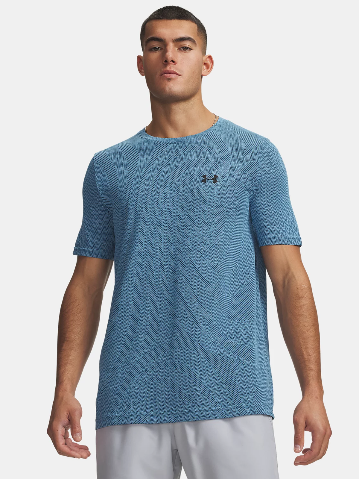 Under Armour Vanish Seamless Novelty Short Sleeve Fresco Blue / Ultimate Black