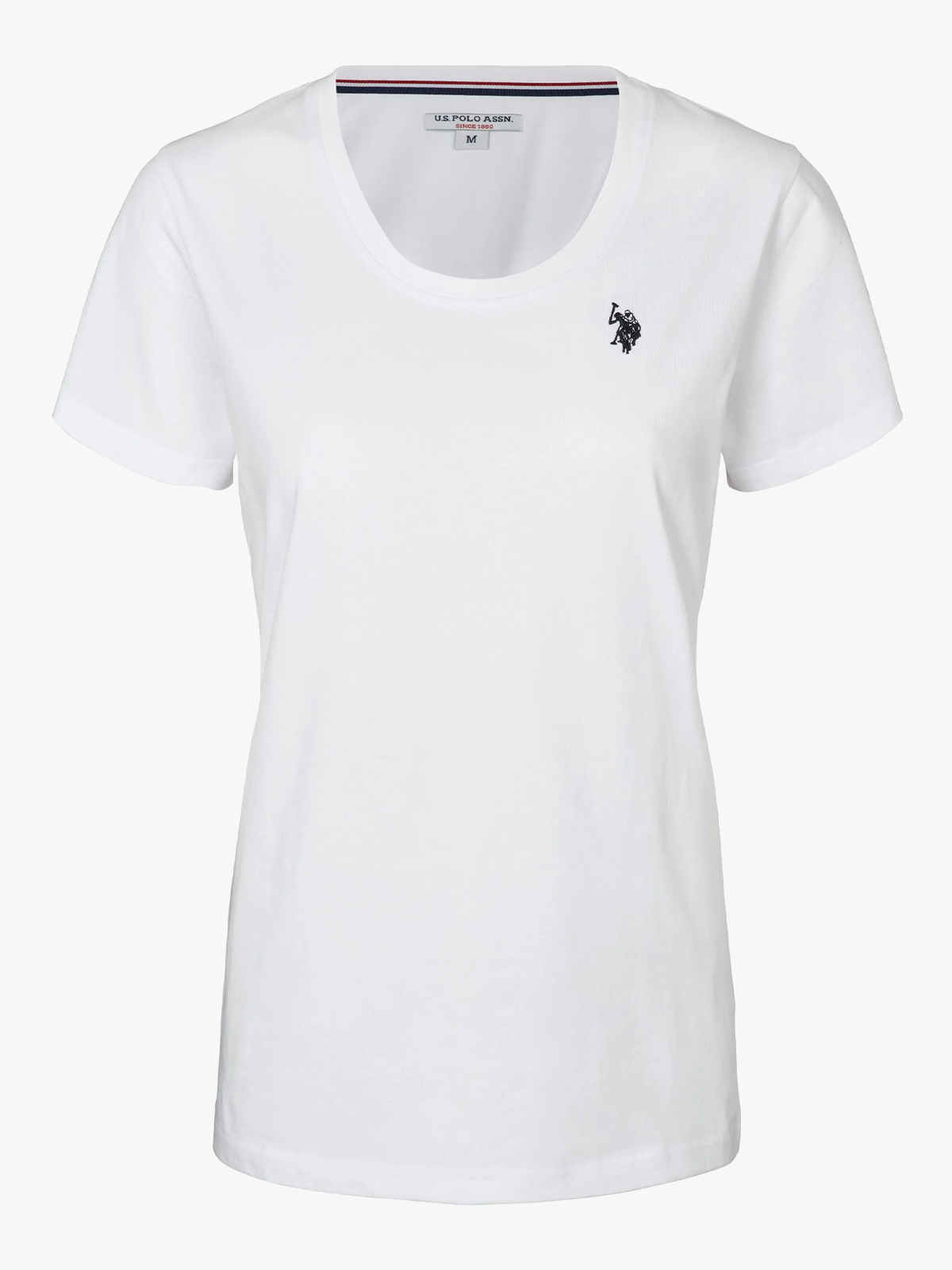 U.S. Polo Assn. Amy O-Neck Tee White