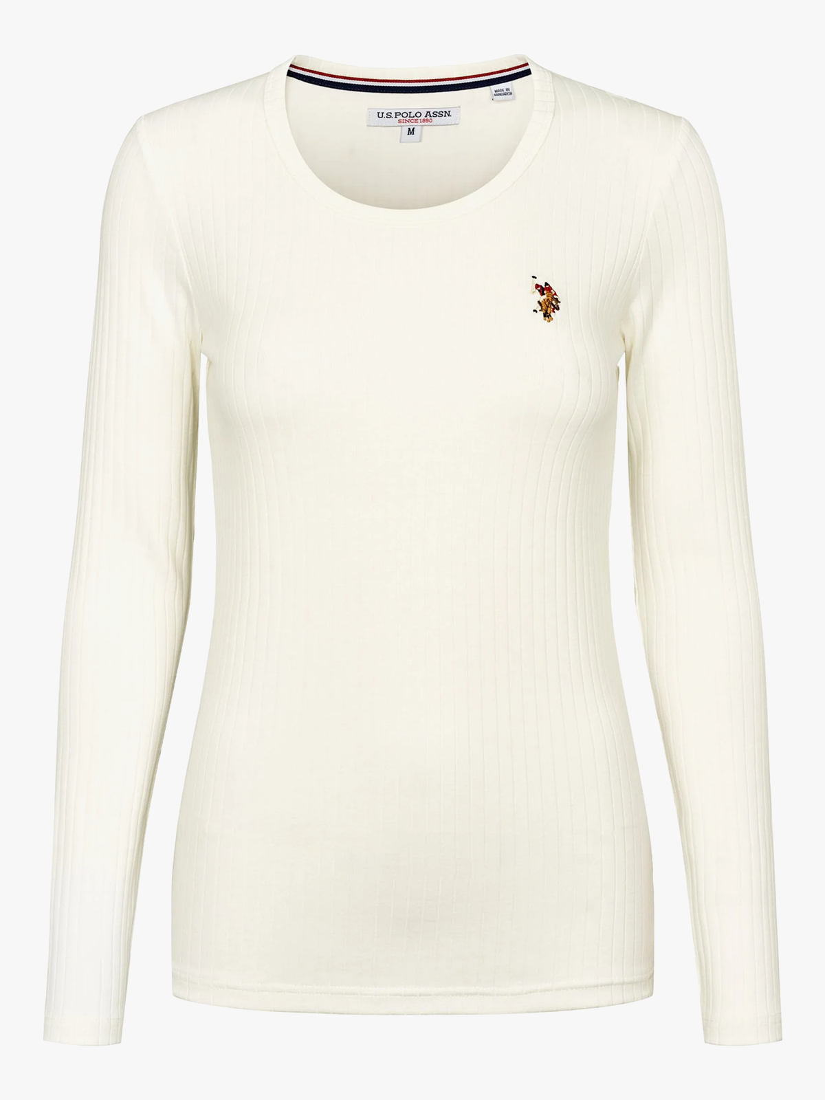 U.S. Polo Assn. Carlotta Long Sleeve T-shirt Cloud Dancer