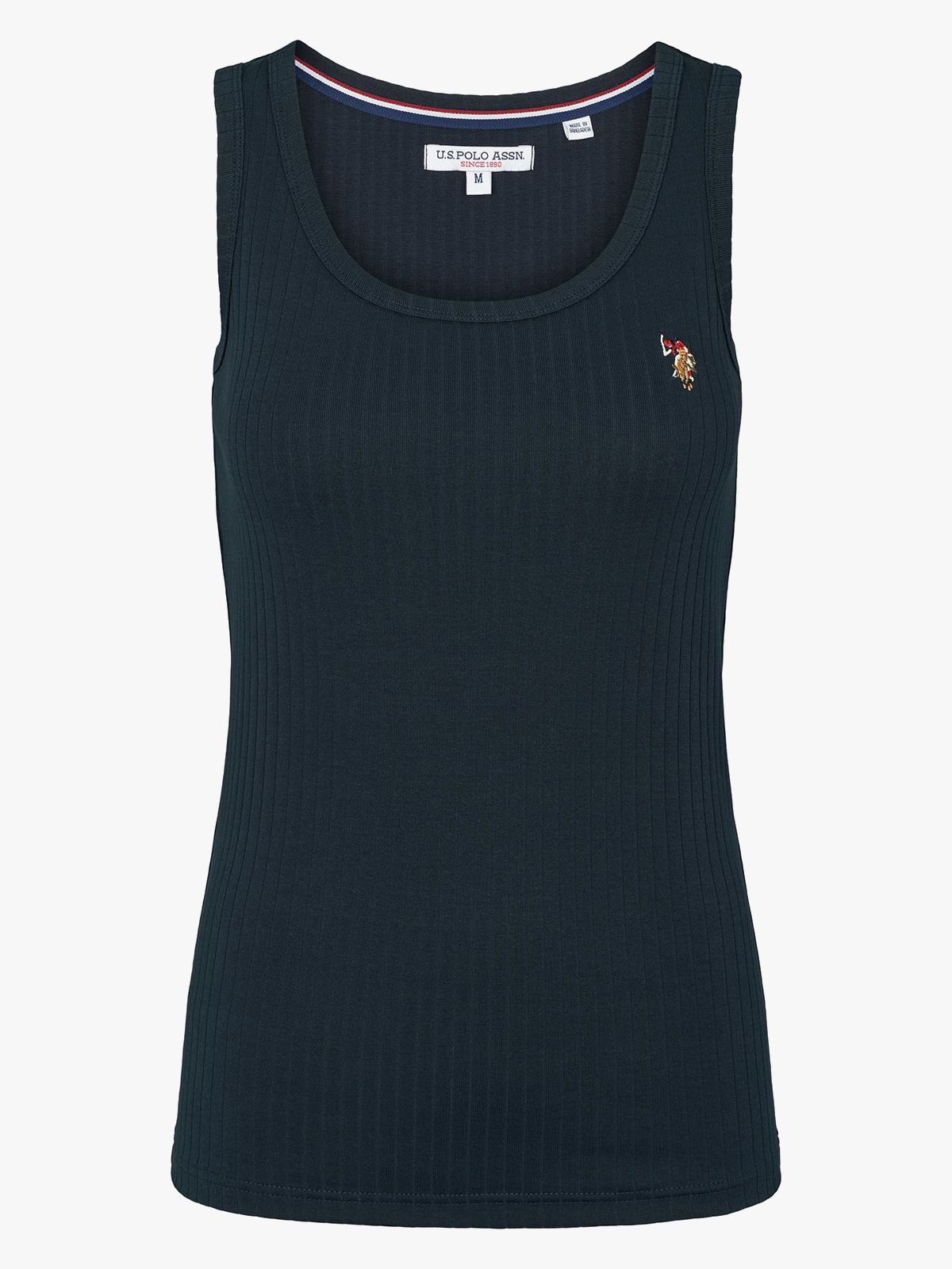 U.S. Polo Assn. Casandra New Regular Rib Top Dark Sapphire