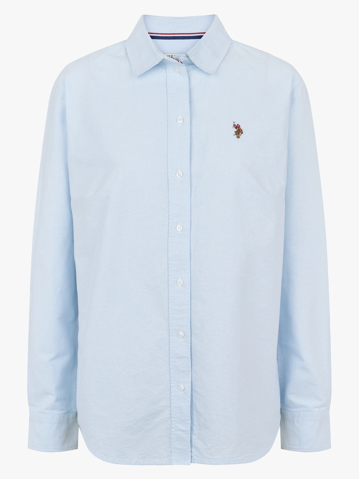 U.S. Polo Assn. Gina Regular Long Sleeve Oxford Shirt Light Blue