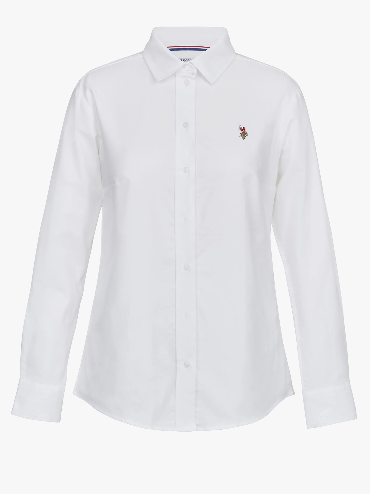 U.S. Polo Assn. Gina Regular Long Sleeve Oxford Shirt White