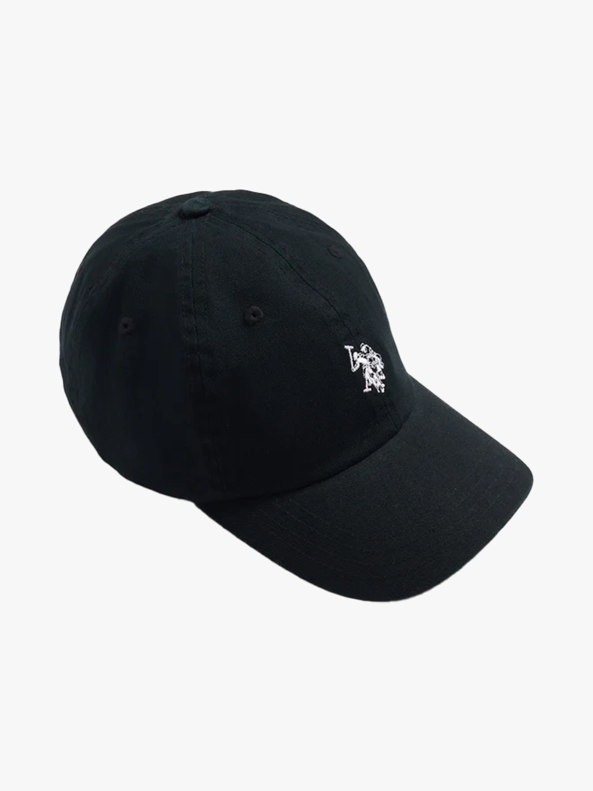 U.S. Polo Assn. Junior Outline Dhm Washed Casual Cap Black / Bright White